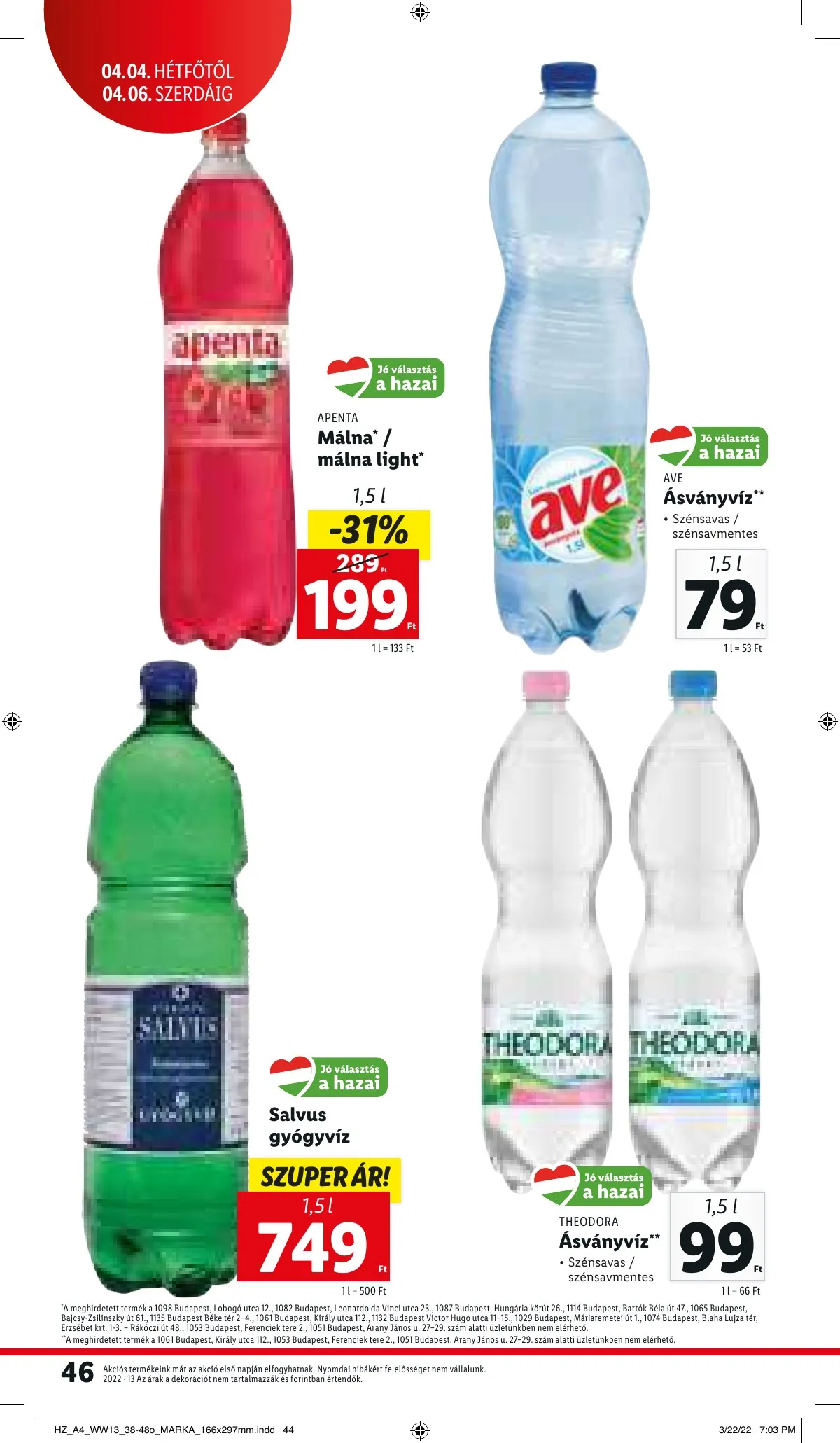 Lidl akciós újság 03.31–04.06 – 46. oldal