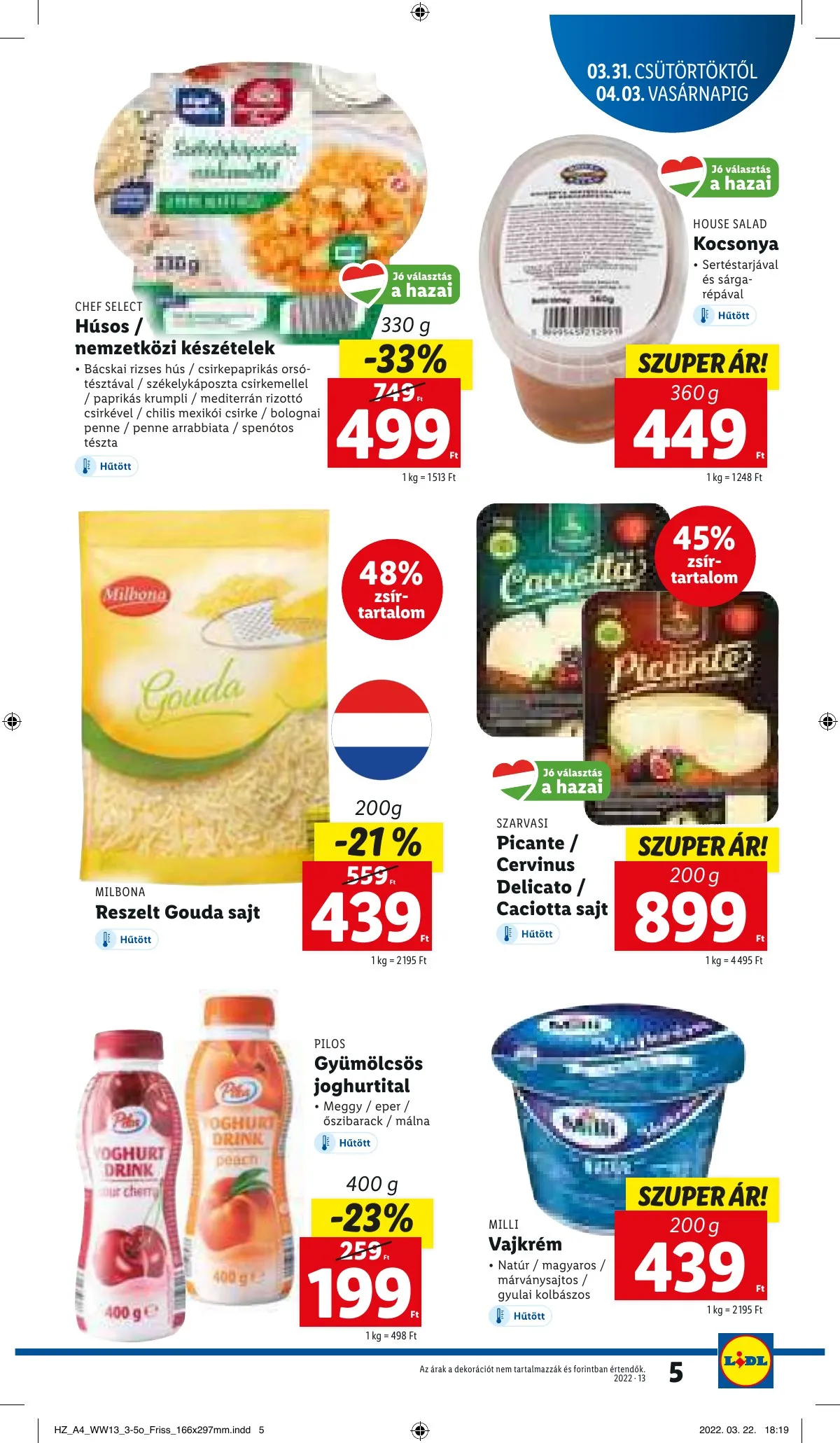 Lidl akciós újság 03.31–04.06 – 5. oldal
