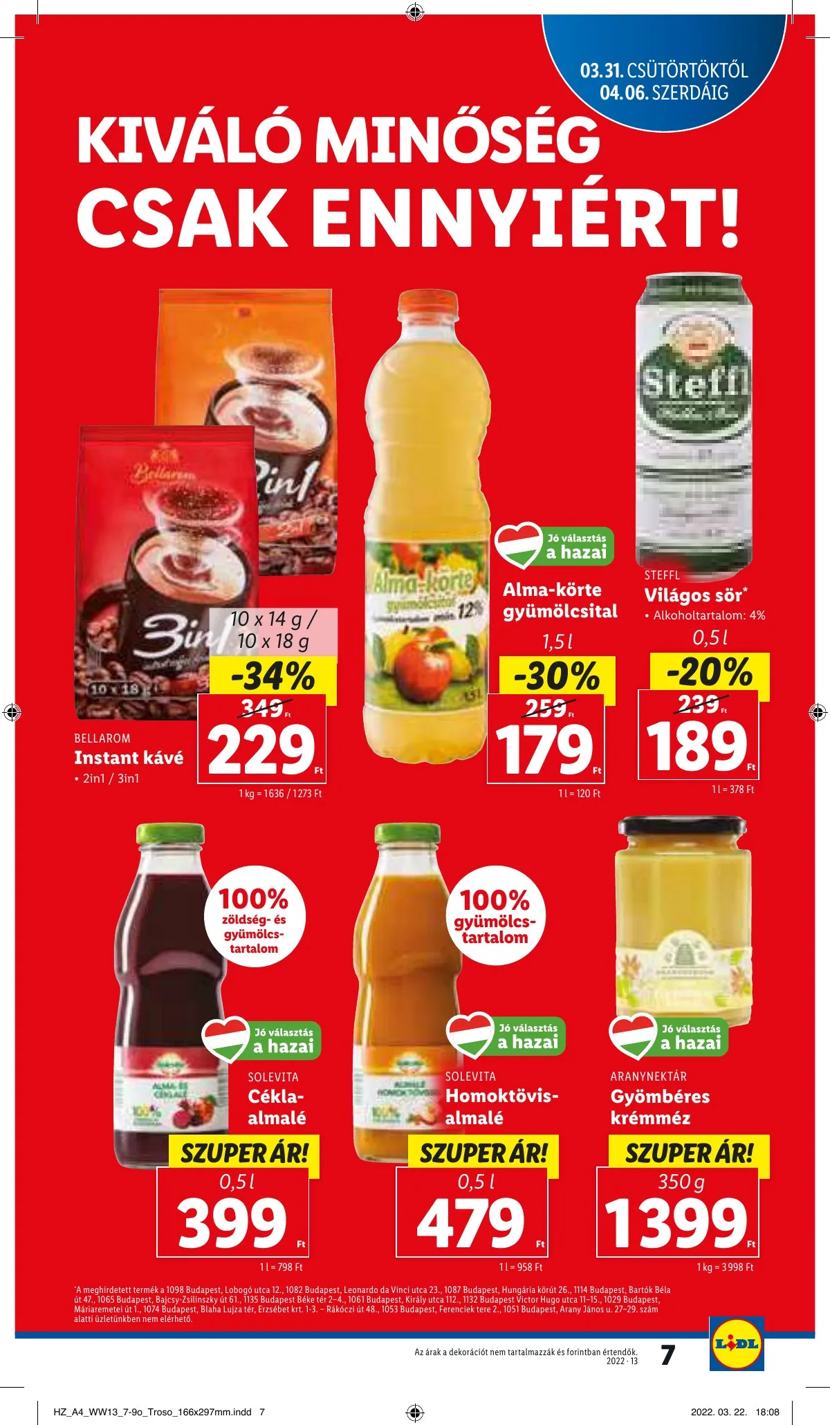 Lidl akciós újság 03.31–04.06 – 7. oldal