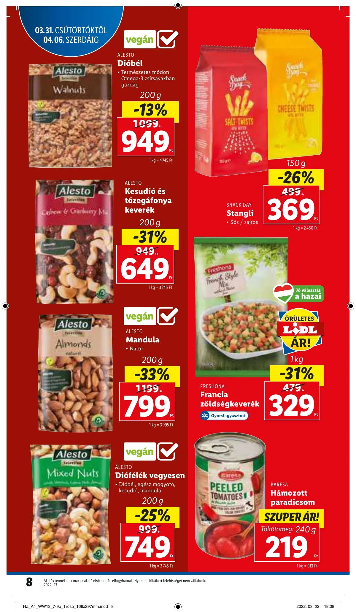 Lidl akciós újság 03.31–04.06 – 8. oldal
