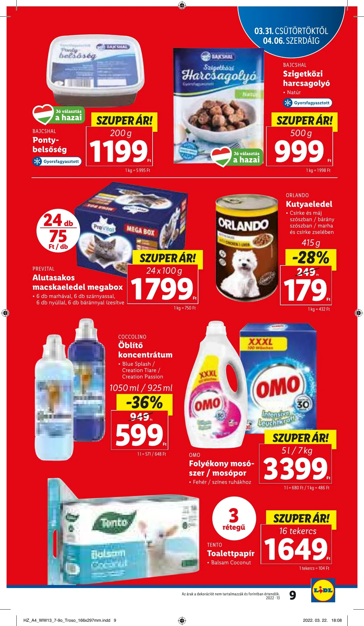 Lidl akciós újság 03.31–04.06 – 9. oldal
