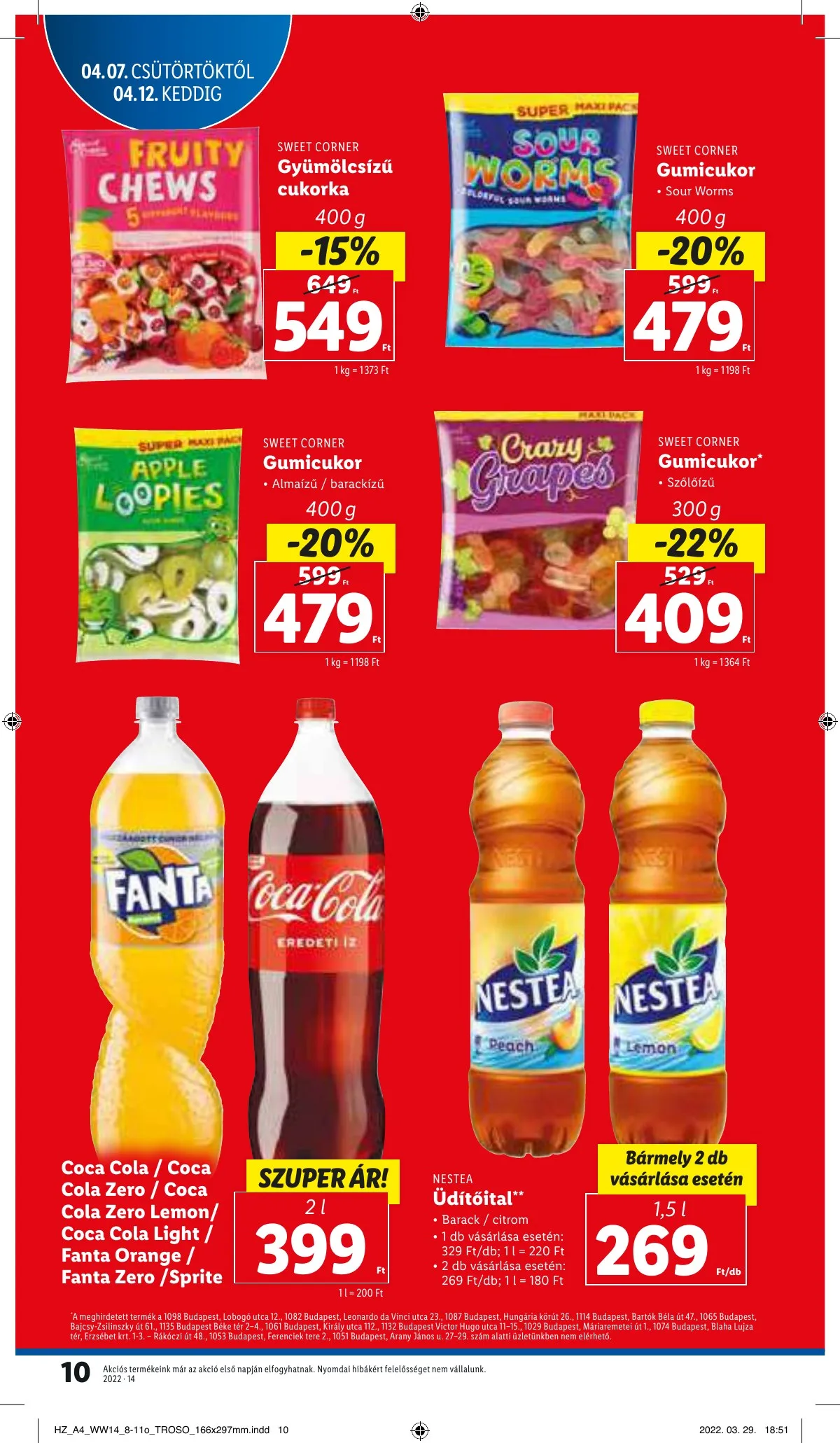Lidl akciós újság 04.07–04.12 – 10. oldal