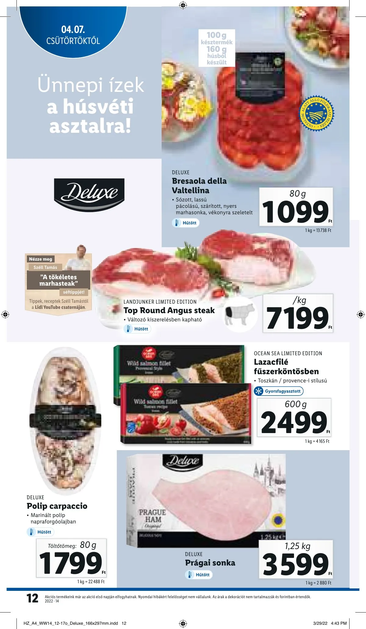 Lidl akciós újság 04.07–04.12 – 12. oldal