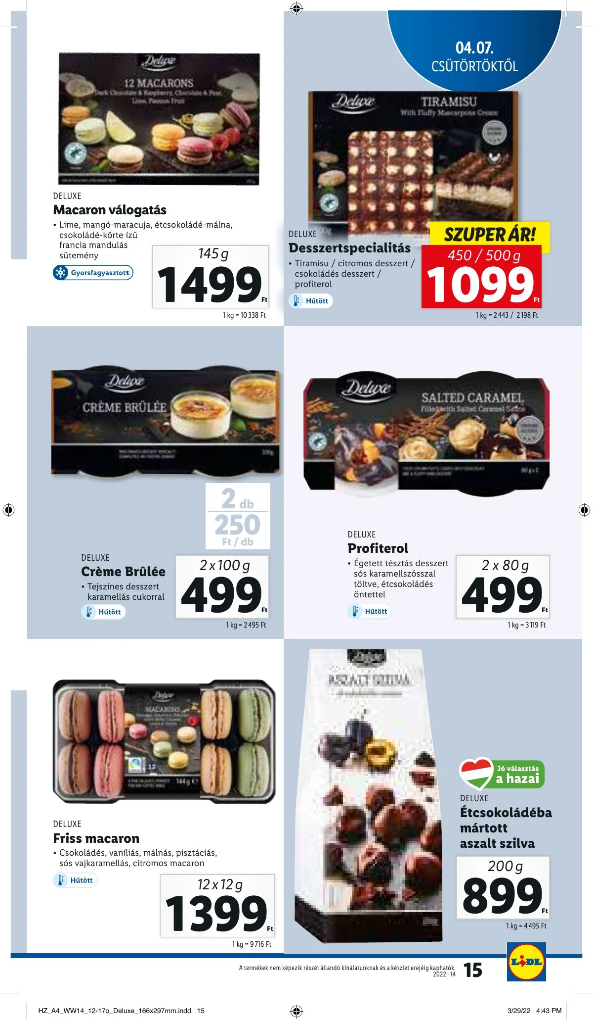Lidl akciós újság 04.07–04.12 – 15. oldal