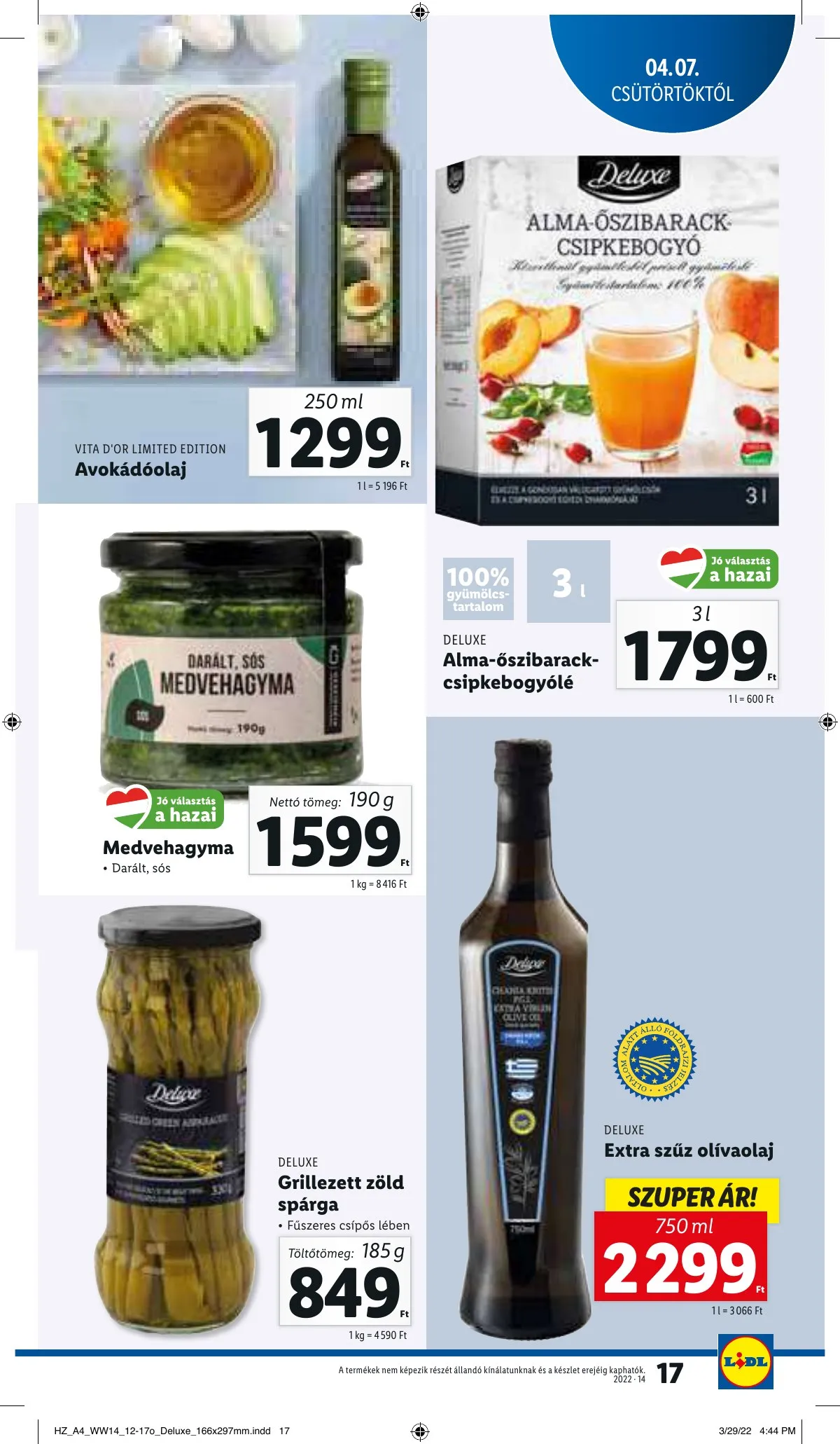 Lidl akciós újság 04.07–04.12 – 17. oldal