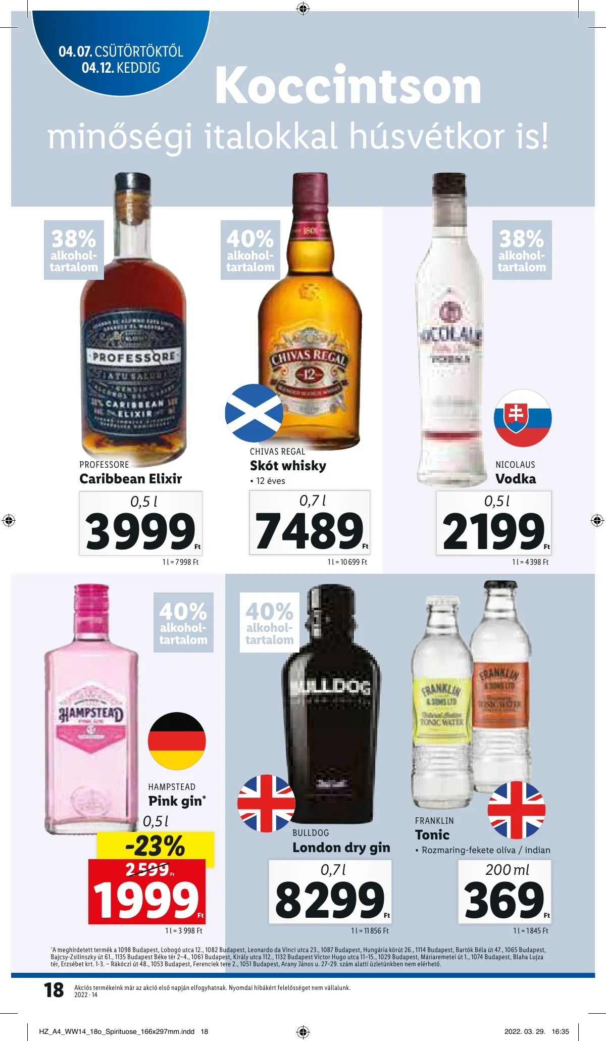 Lidl akciós újság 04.07–04.12 – 18. oldal