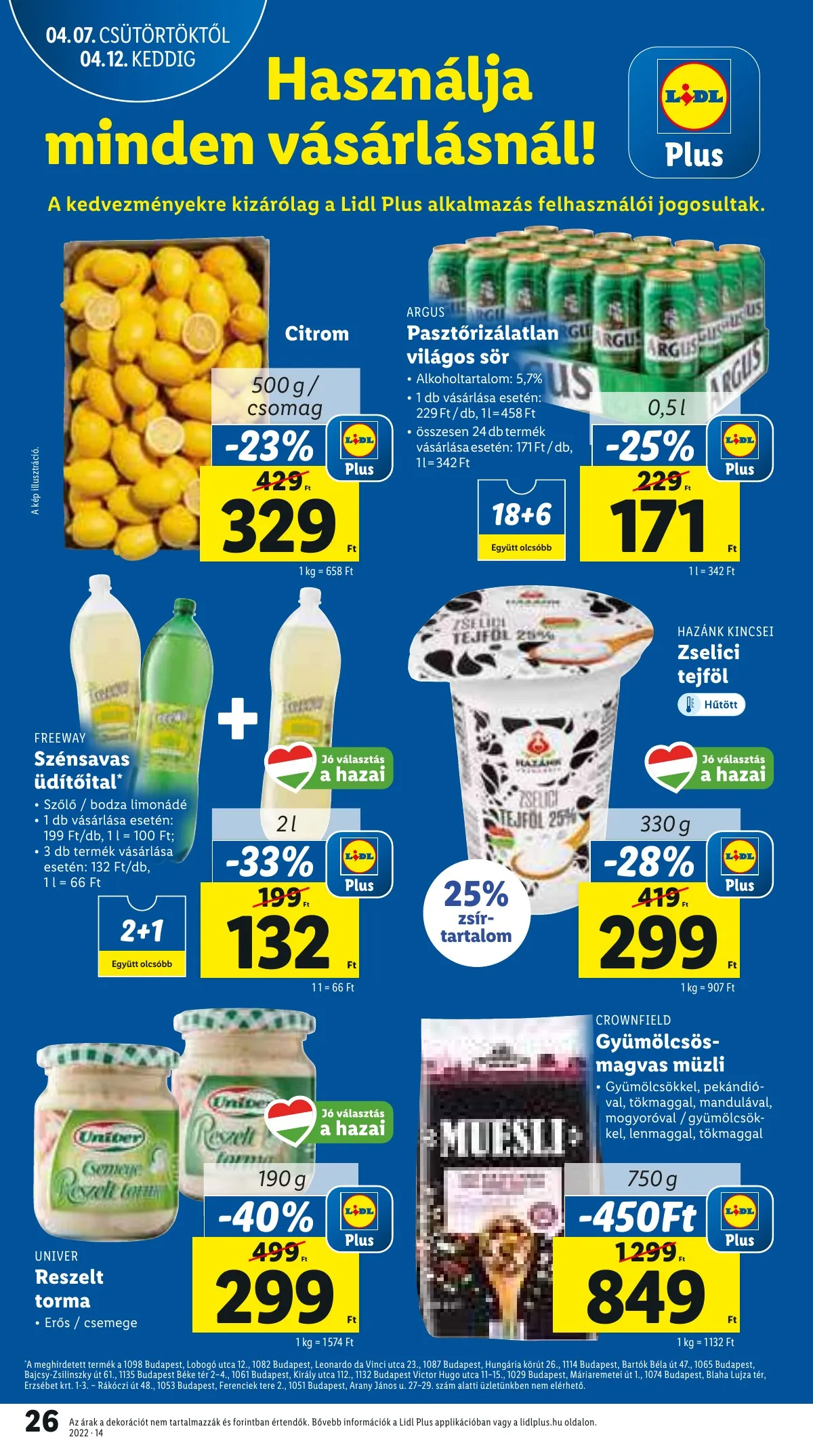 Lidl akciós újság 04.07–04.12 – 26. oldal