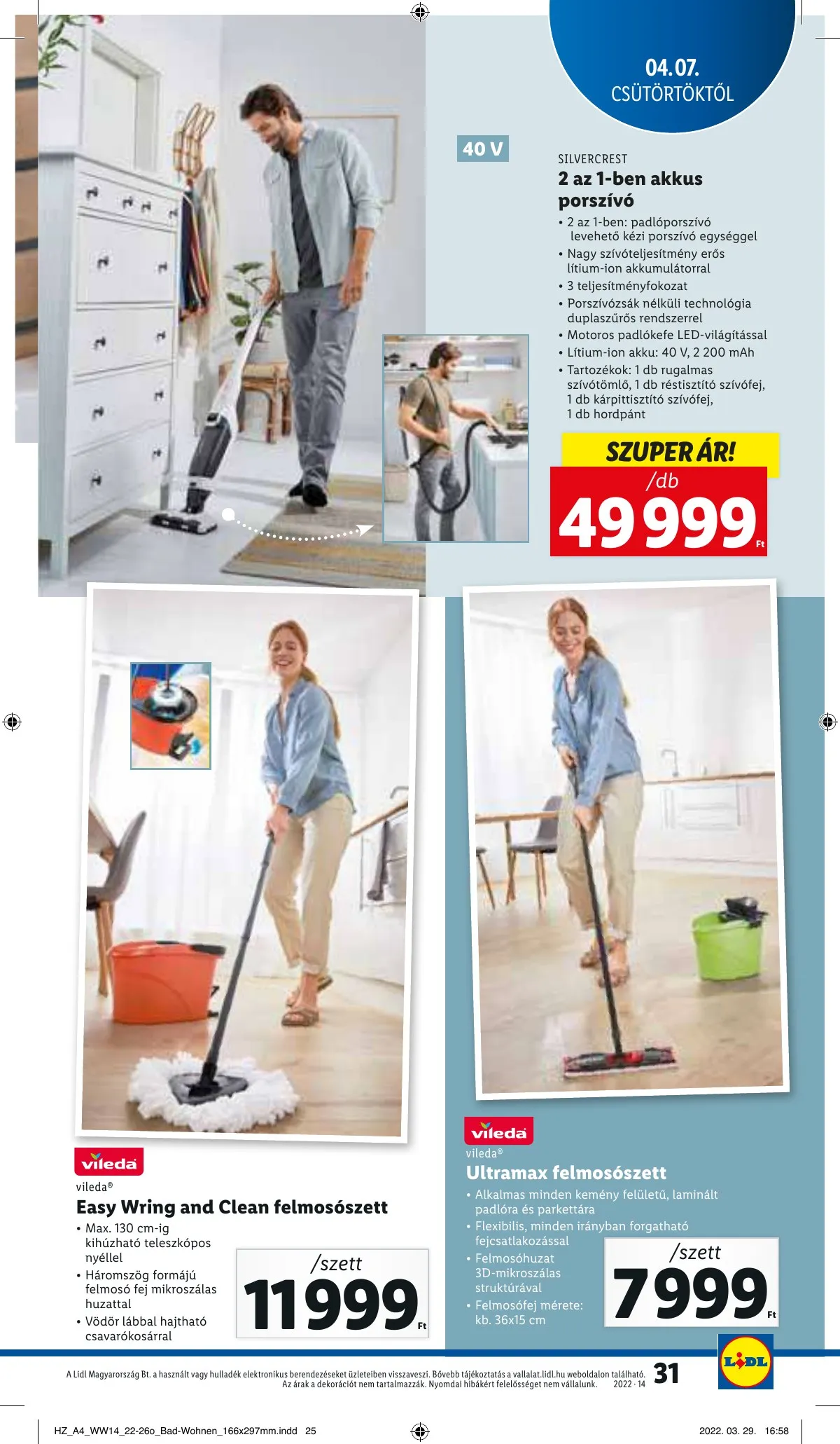 Lidl akciós újság 04.07–04.12 – 31. oldal