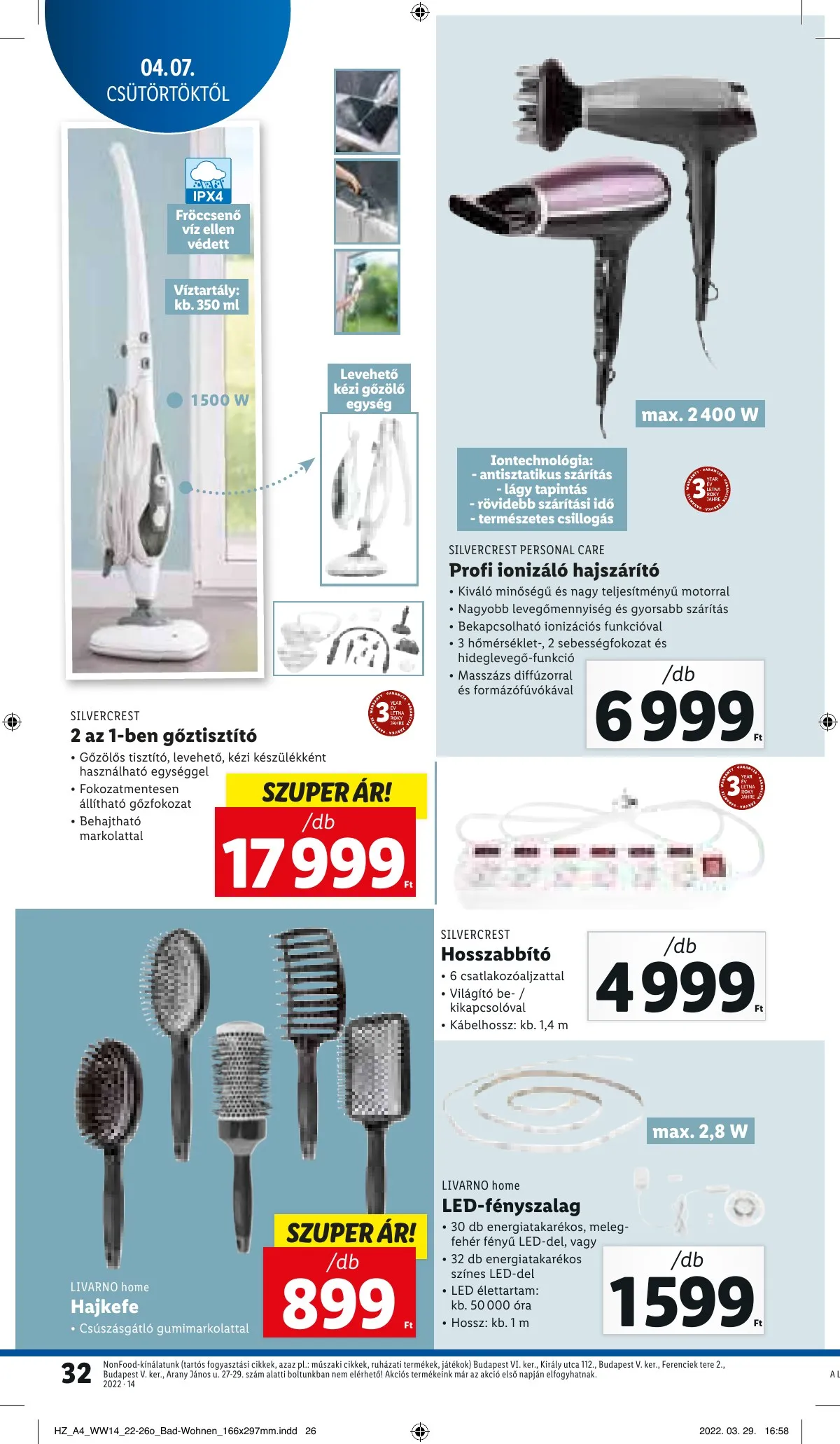 Lidl akciós újság 04.07–04.12 – 32. oldal