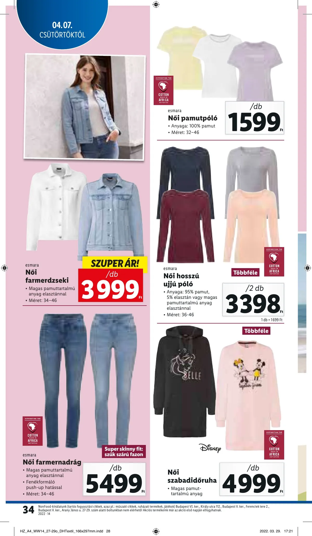 Lidl akciós újság 04.07–04.12 – 34. oldal