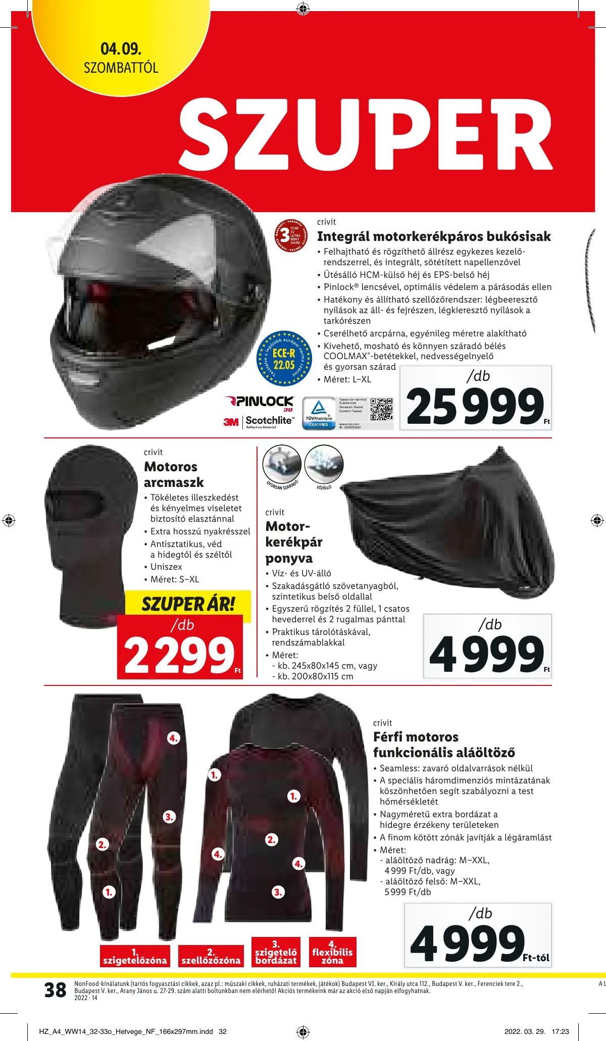 Lidl akciós újság 04.07–04.12 – 38. oldal