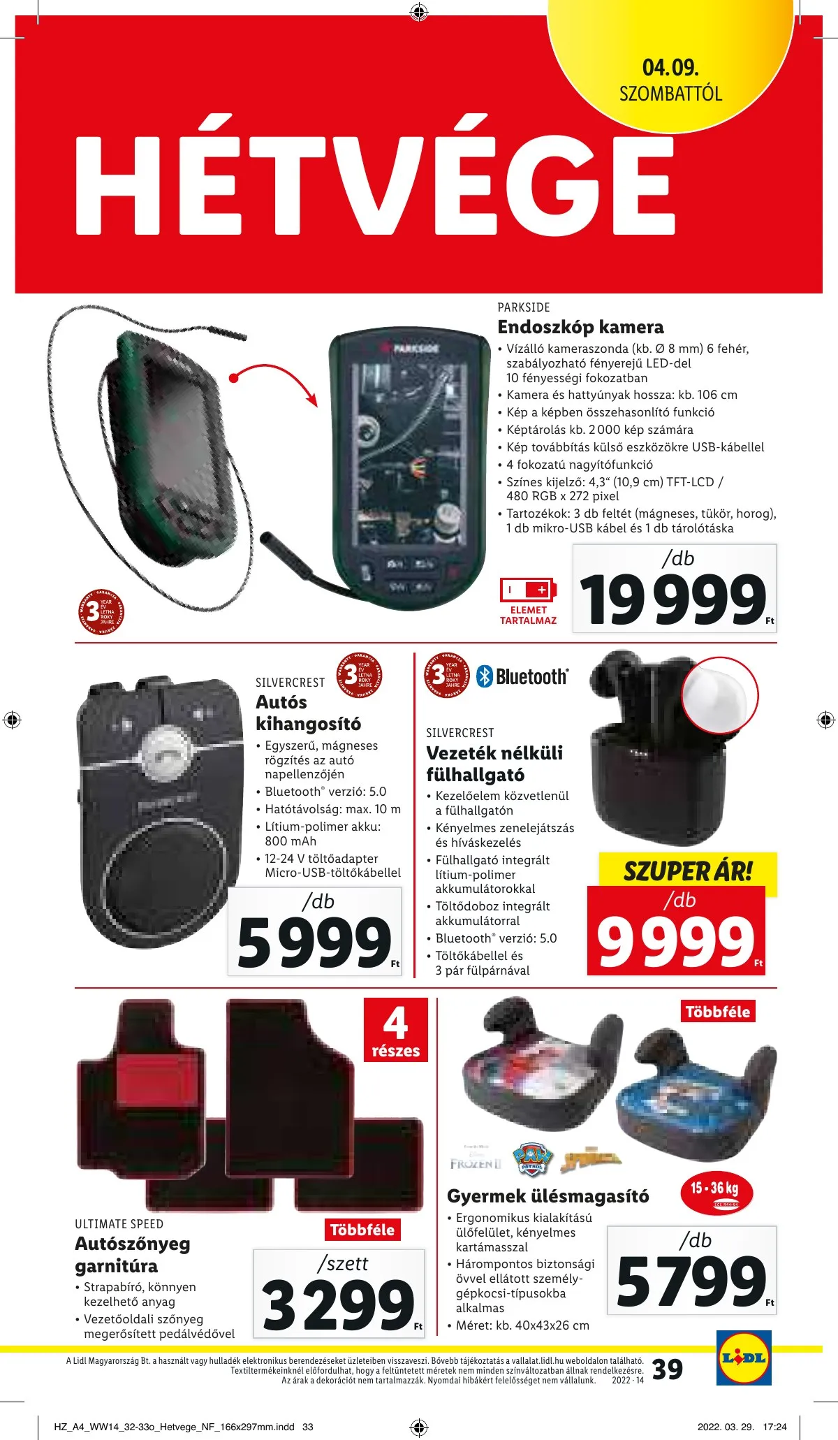 Lidl akciós újság 04.07–04.12 – 39. oldal