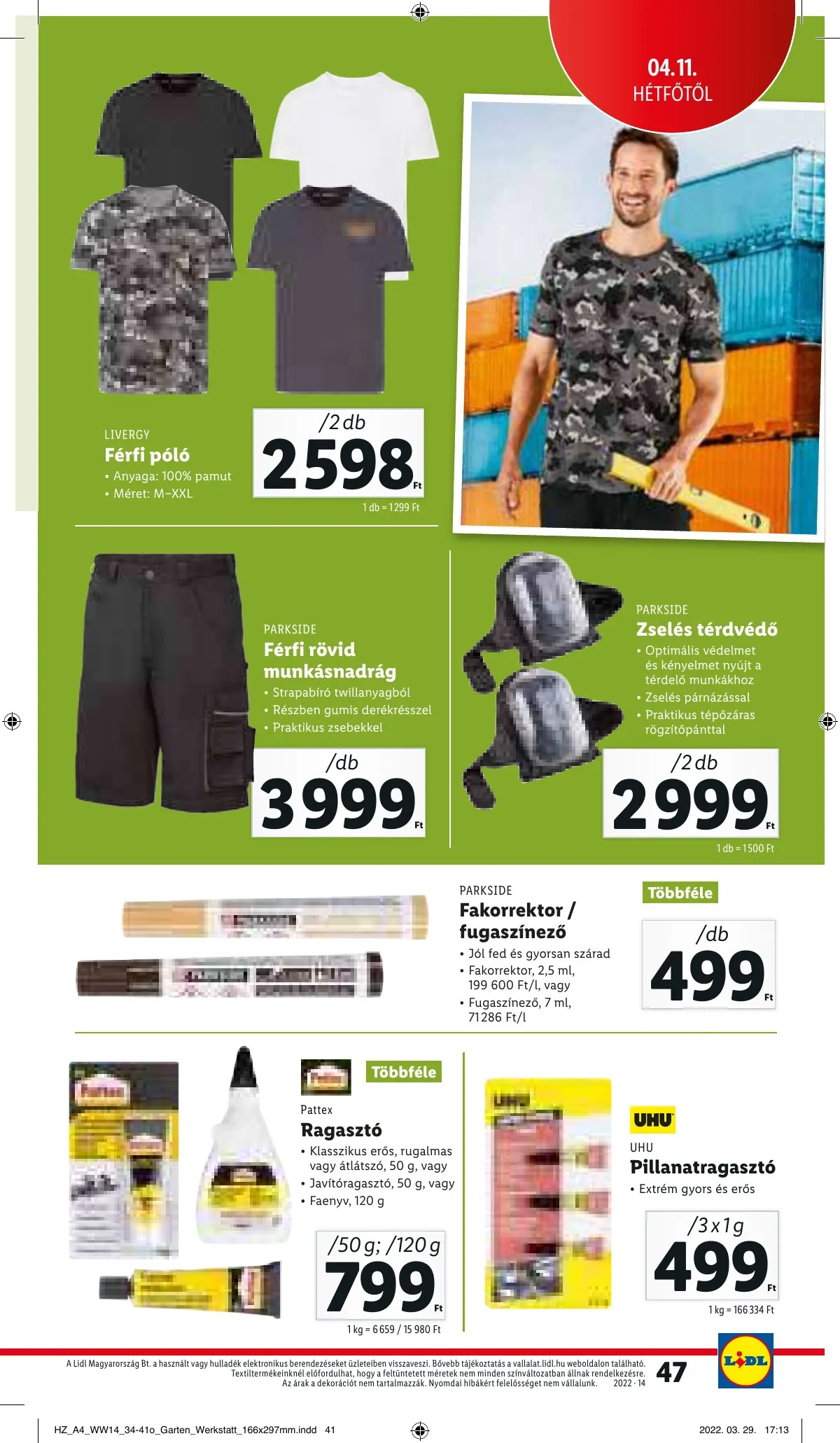 Lidl akciós újság 04.07–04.12 – 47. oldal