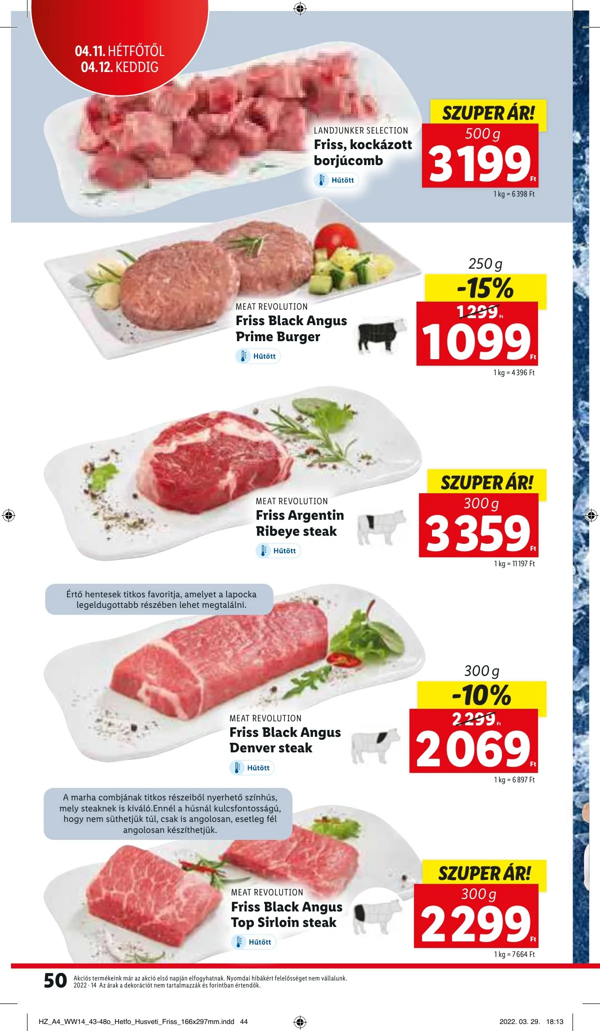 Lidl akciós újság 04.07–04.12 – 50. oldal