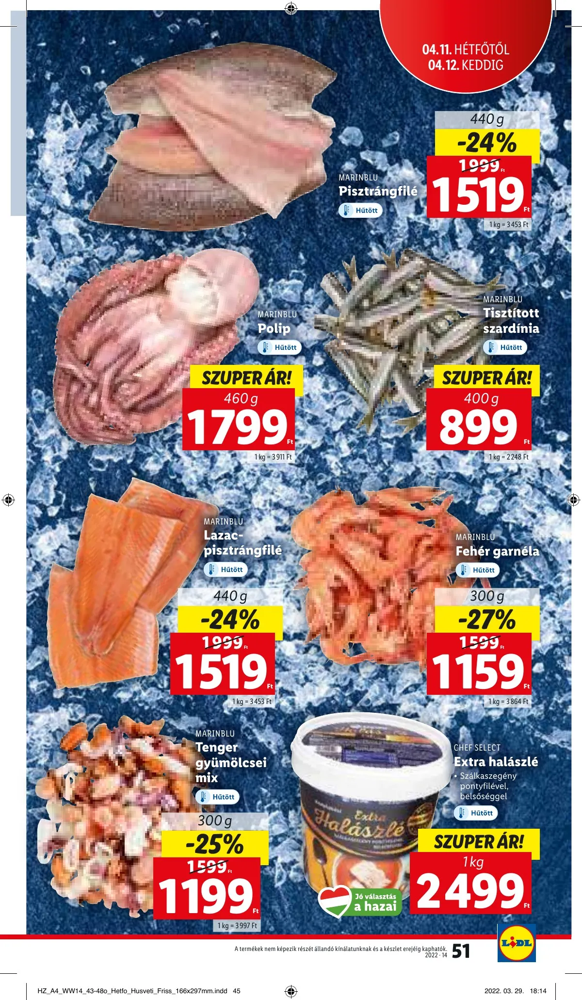 Lidl akciós újság 04.07–04.12 – 51. oldal
