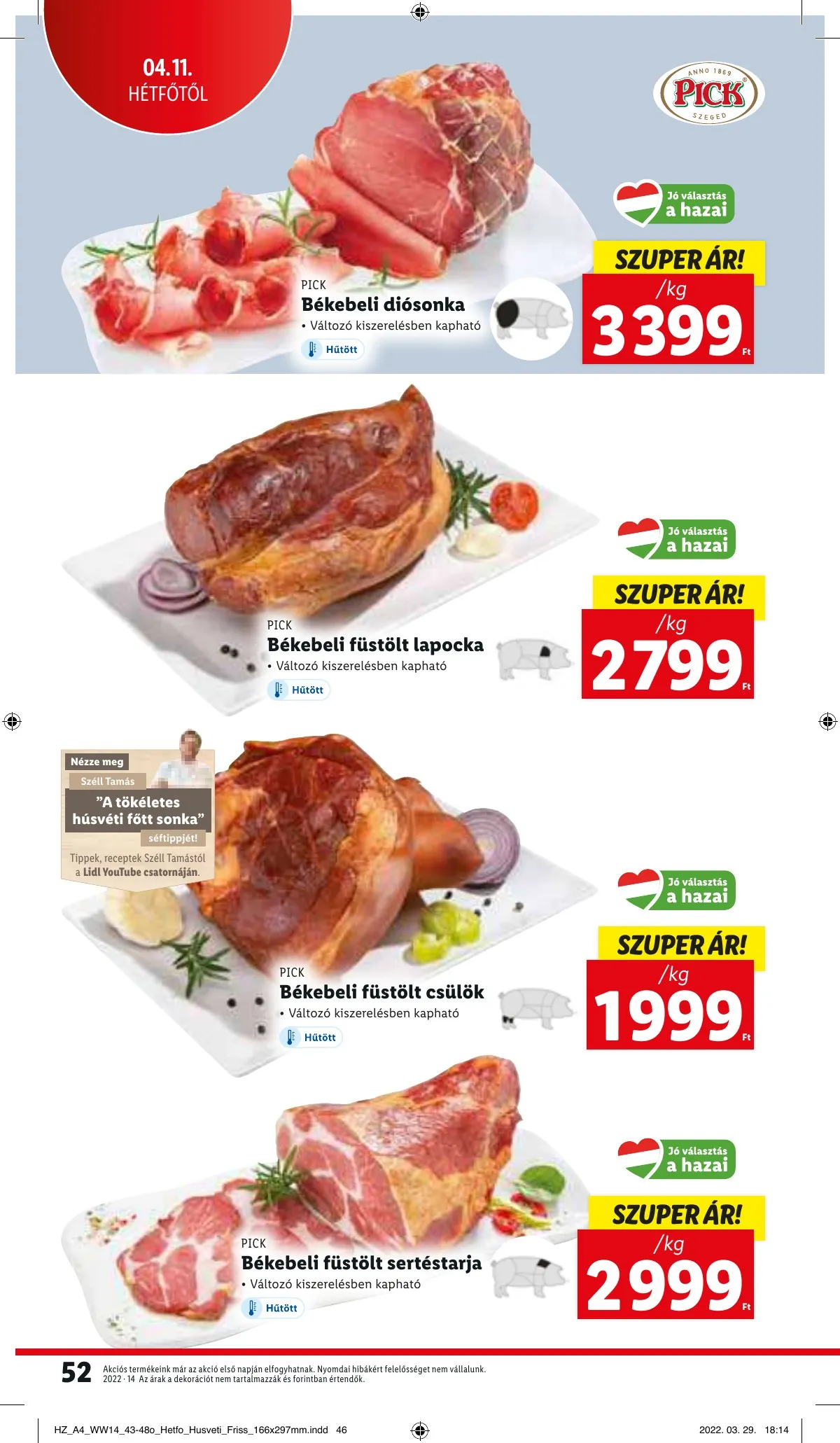Lidl akciós újság 04.07–04.12 – 52. oldal