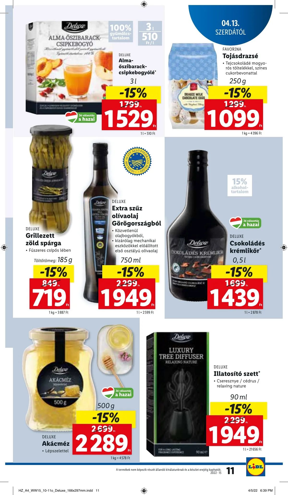 Lidl akciós újság 04.13–04.20 – 11. oldal