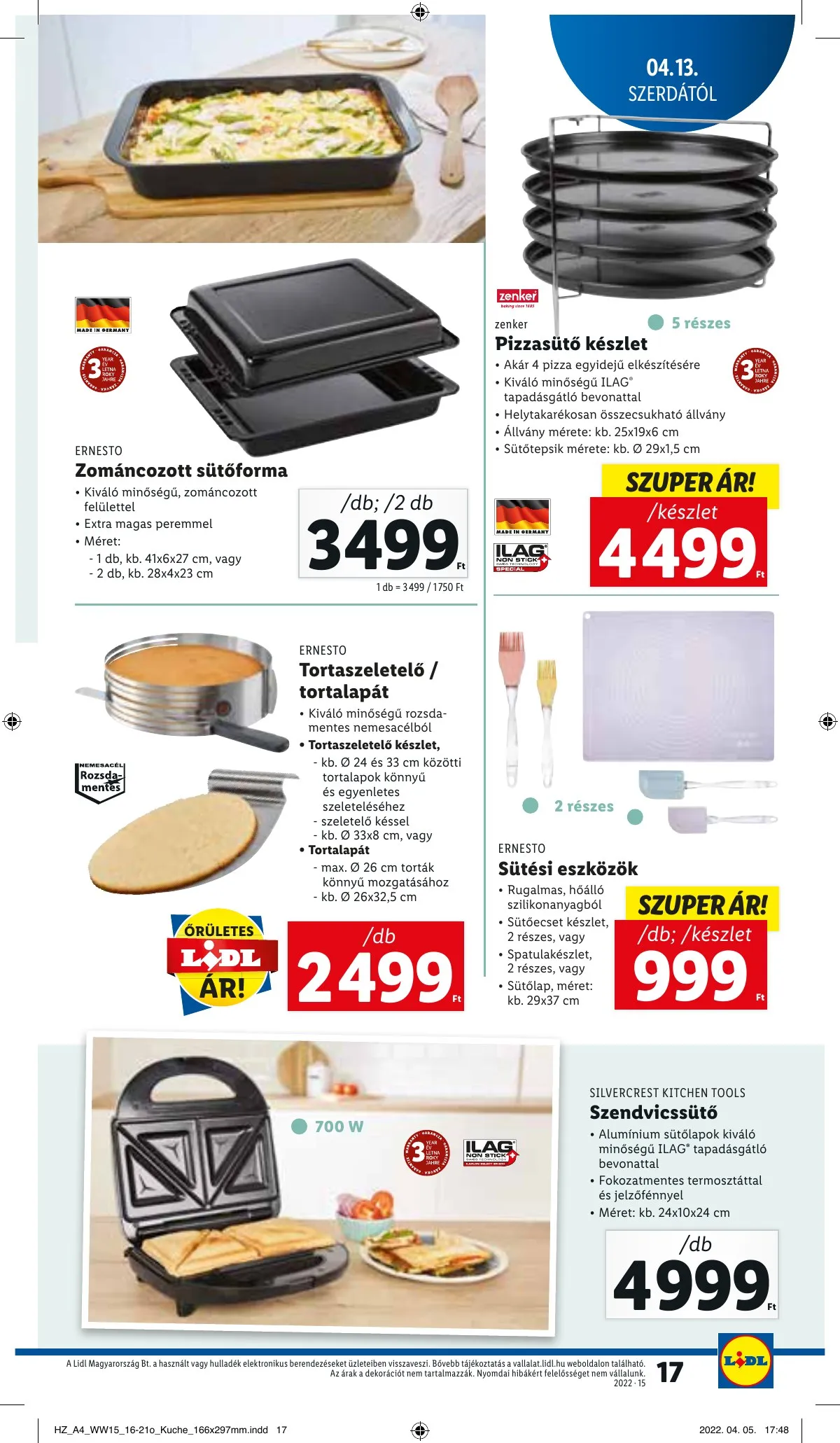 Lidl akciós újság 04.13–04.20 – 17. oldal