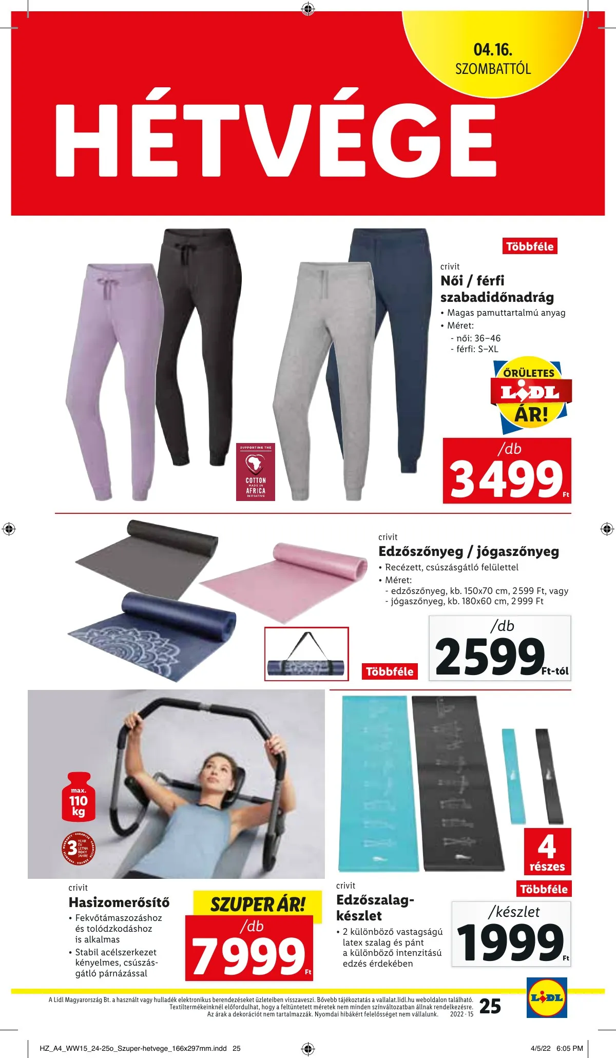 Lidl akciós újság 04.13–04.20 – 25. oldal