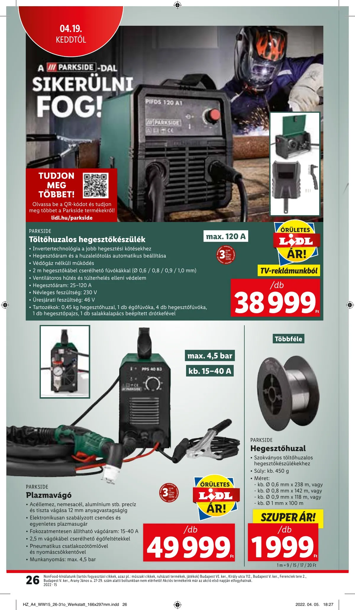Lidl akciós újság 04.13–04.20 – 26. oldal