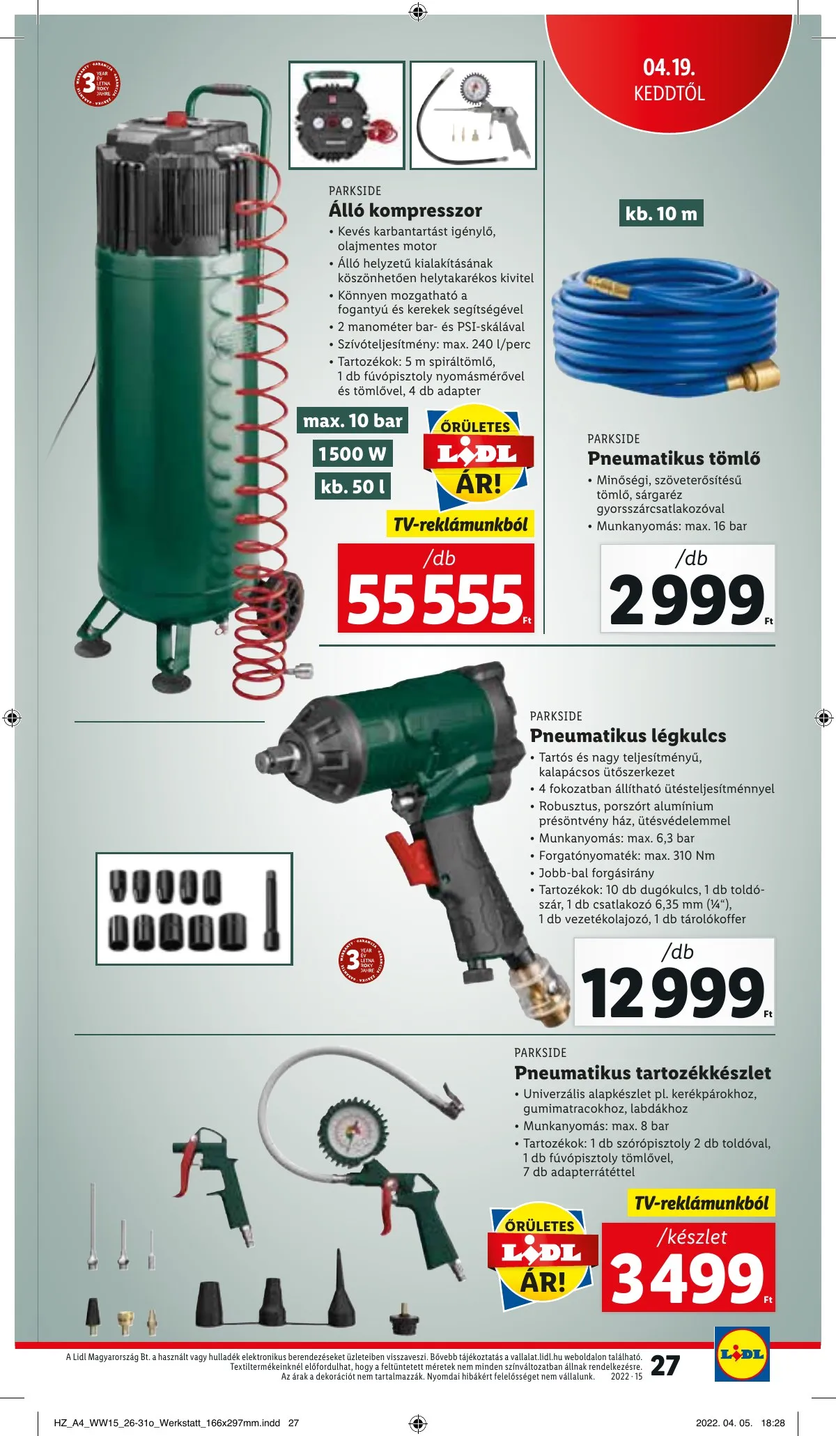 Lidl akciós újság 04.13–04.20 – 27. oldal