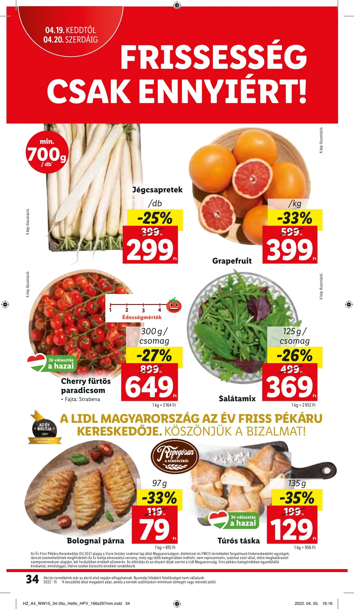 Lidl akciós újság 04.13–04.20 – 34. oldal