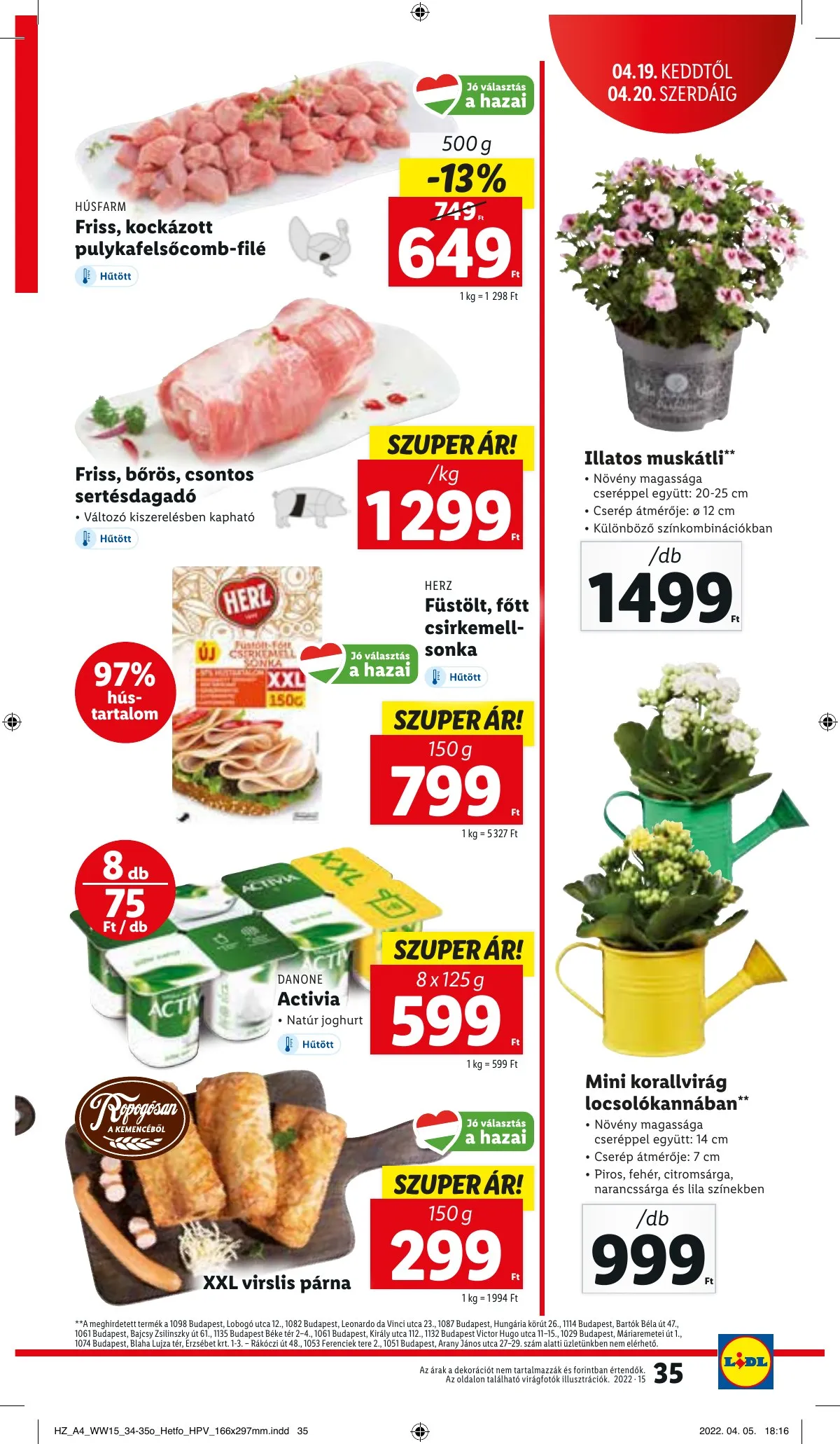 Lidl akciós újság 04.13–04.20 – 35. oldal