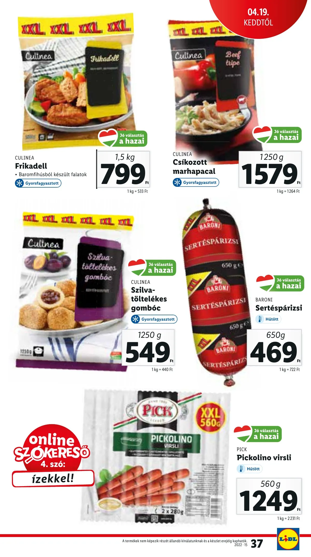 Lidl akciós újság 04.13–04.20 – 37. oldal