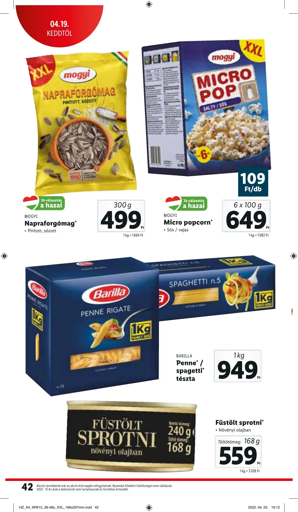Lidl akciós újság 04.13–04.20 – 42. oldal