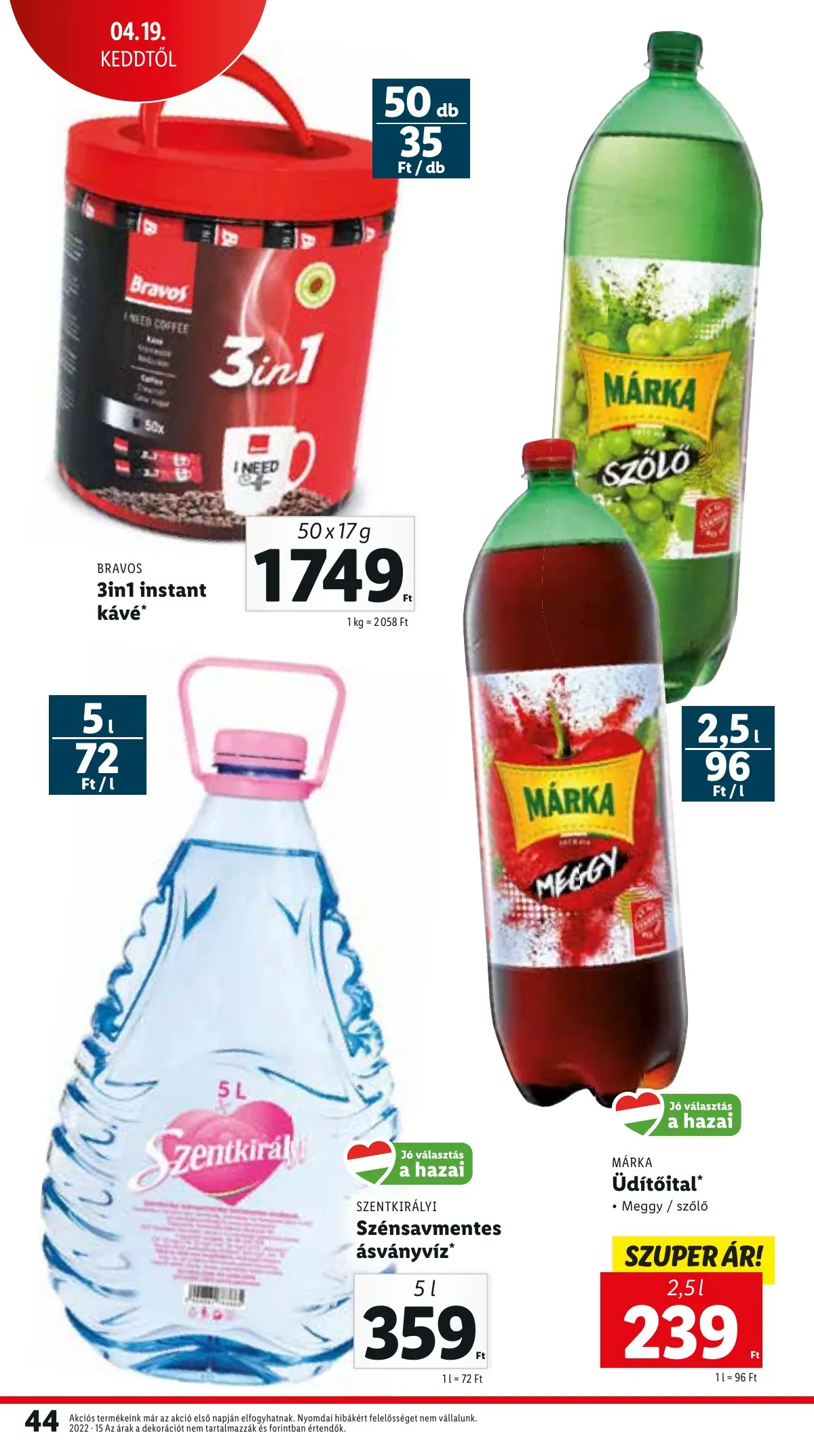 Lidl akciós újság 04.13–04.20 – 44. oldal