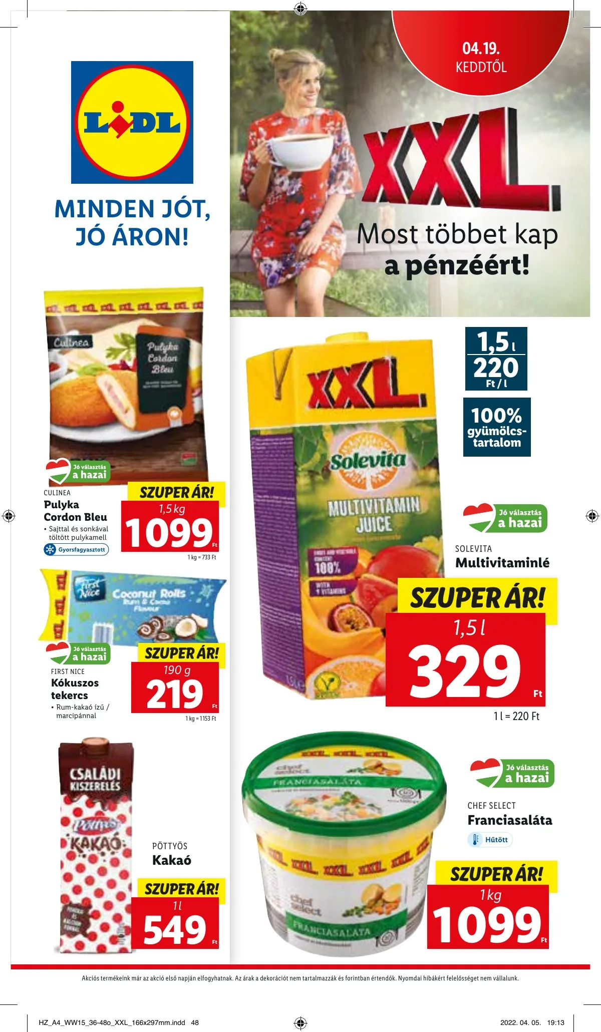 Lidl akciós újság 04.13–04.20 – 48. oldal