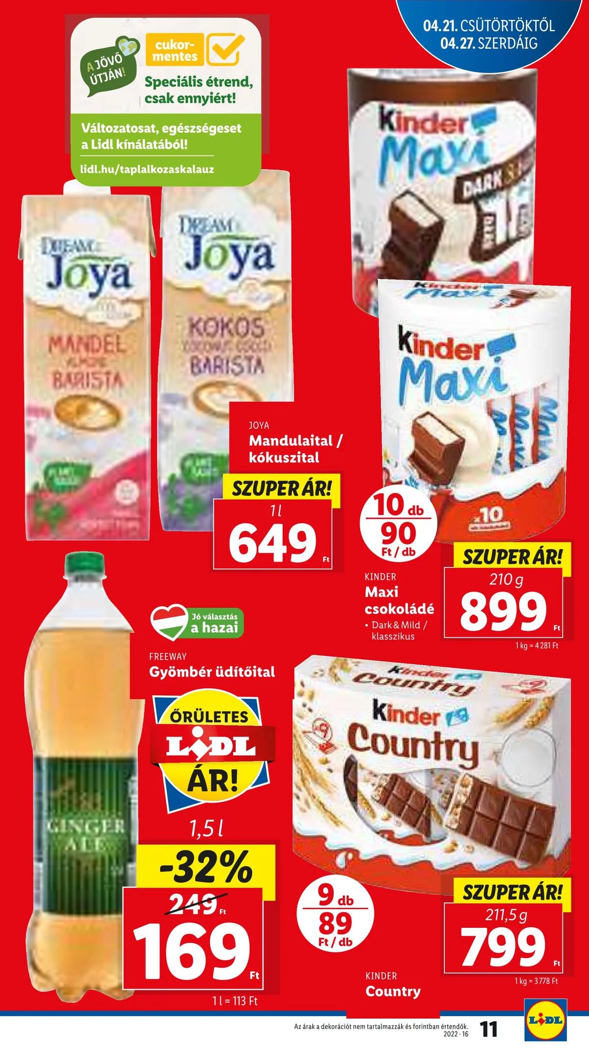 Lidl akciós újság 04.21–04.27 – 11. oldal