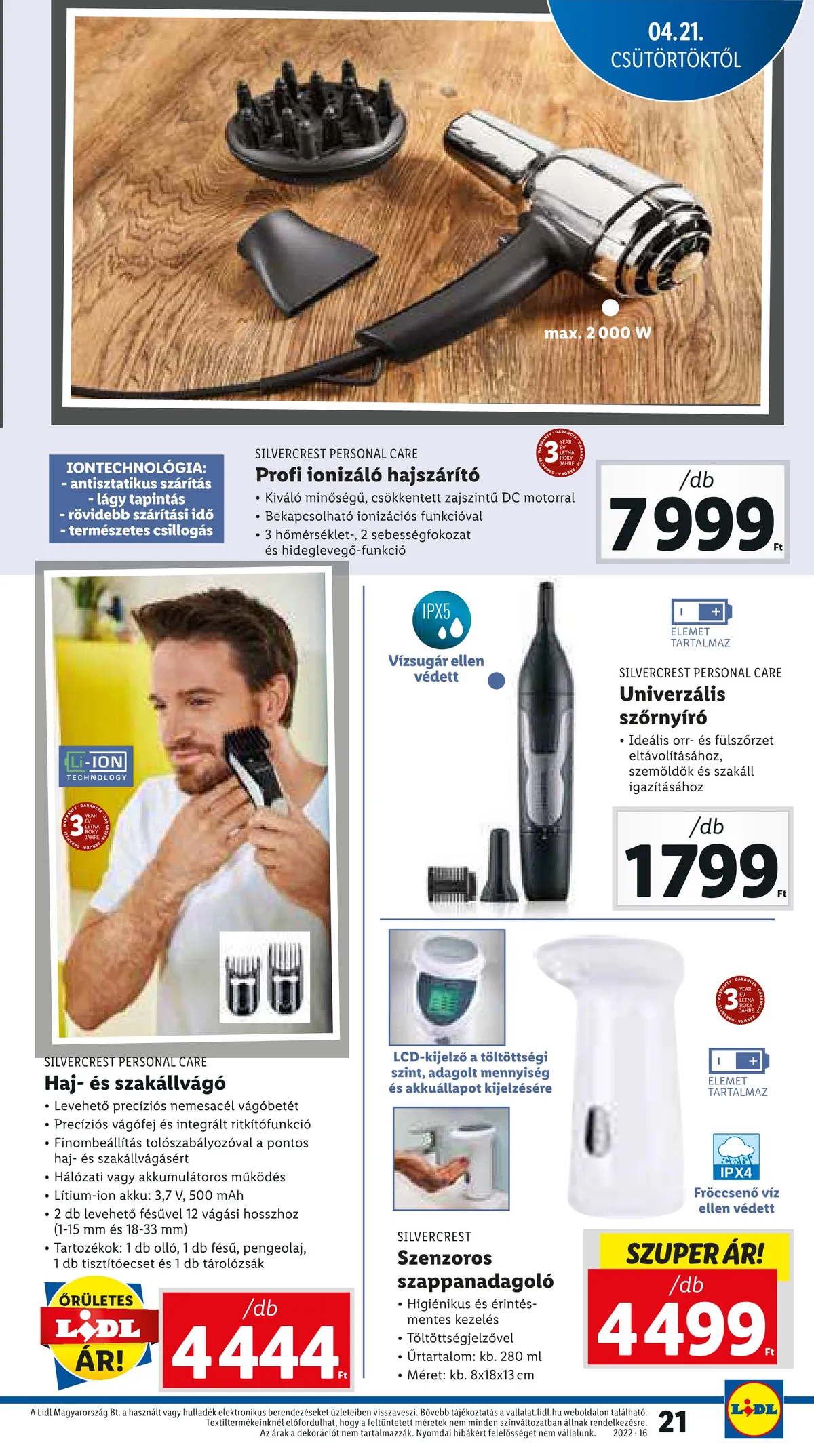 Lidl akciós újság 04.21–04.27 – 21. oldal