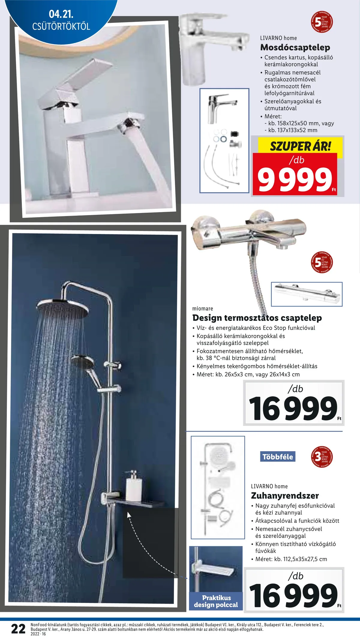 Lidl akciós újság 04.21–04.27 – 22. oldal