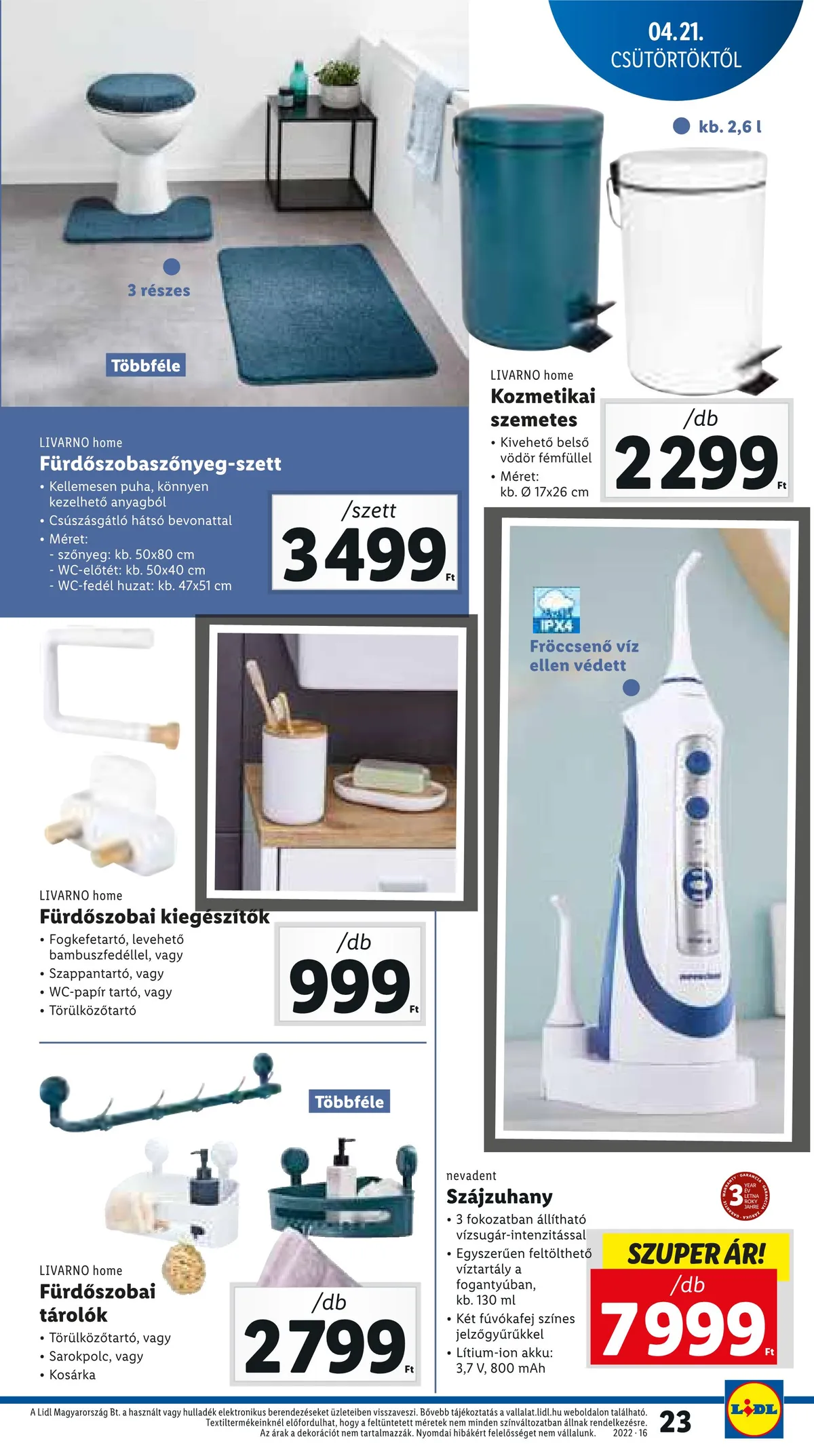 Lidl akciós újság 04.21–04.27 – 23. oldal