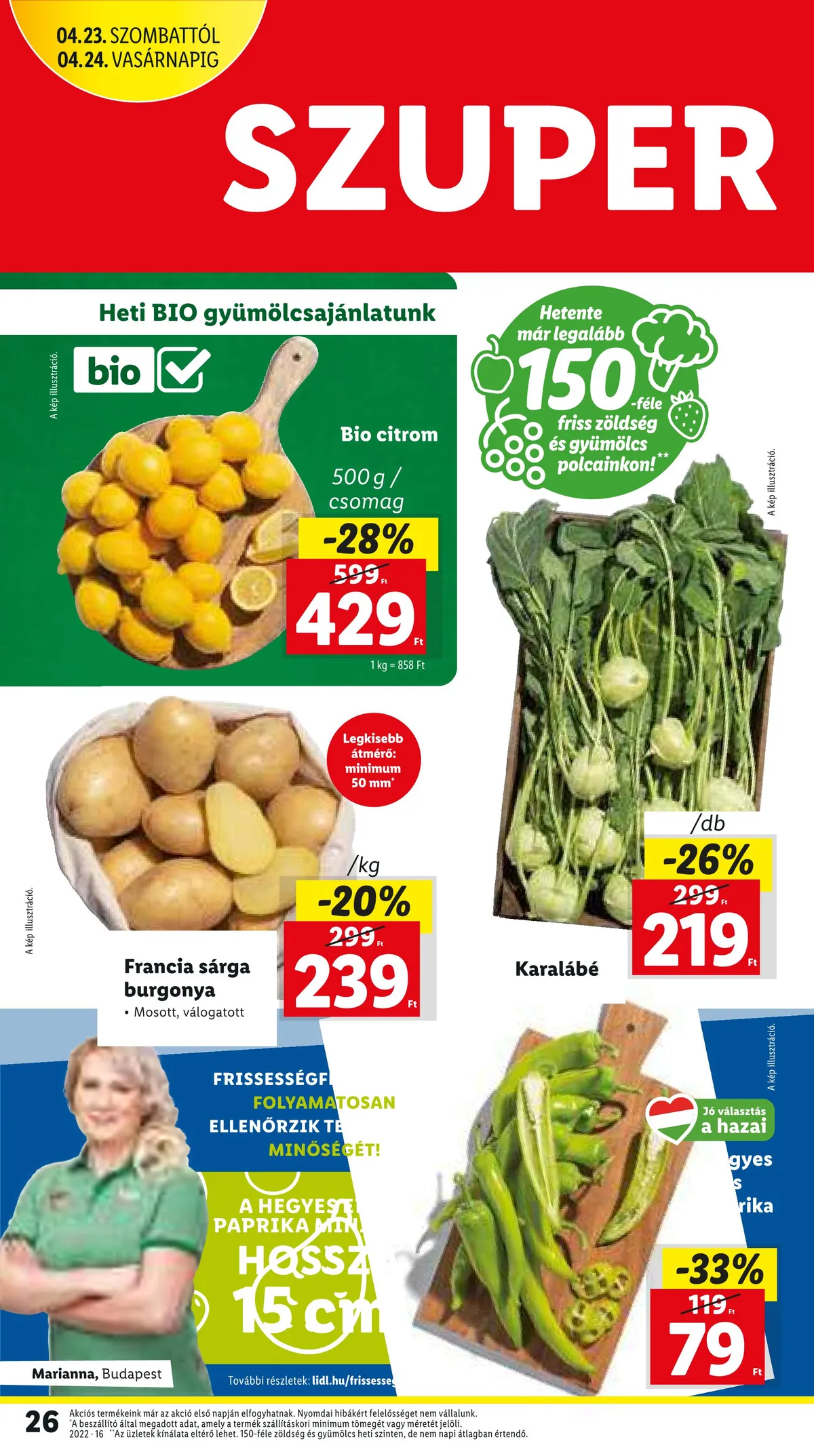 Lidl akciós újság 04.21–04.27 – 26. oldal