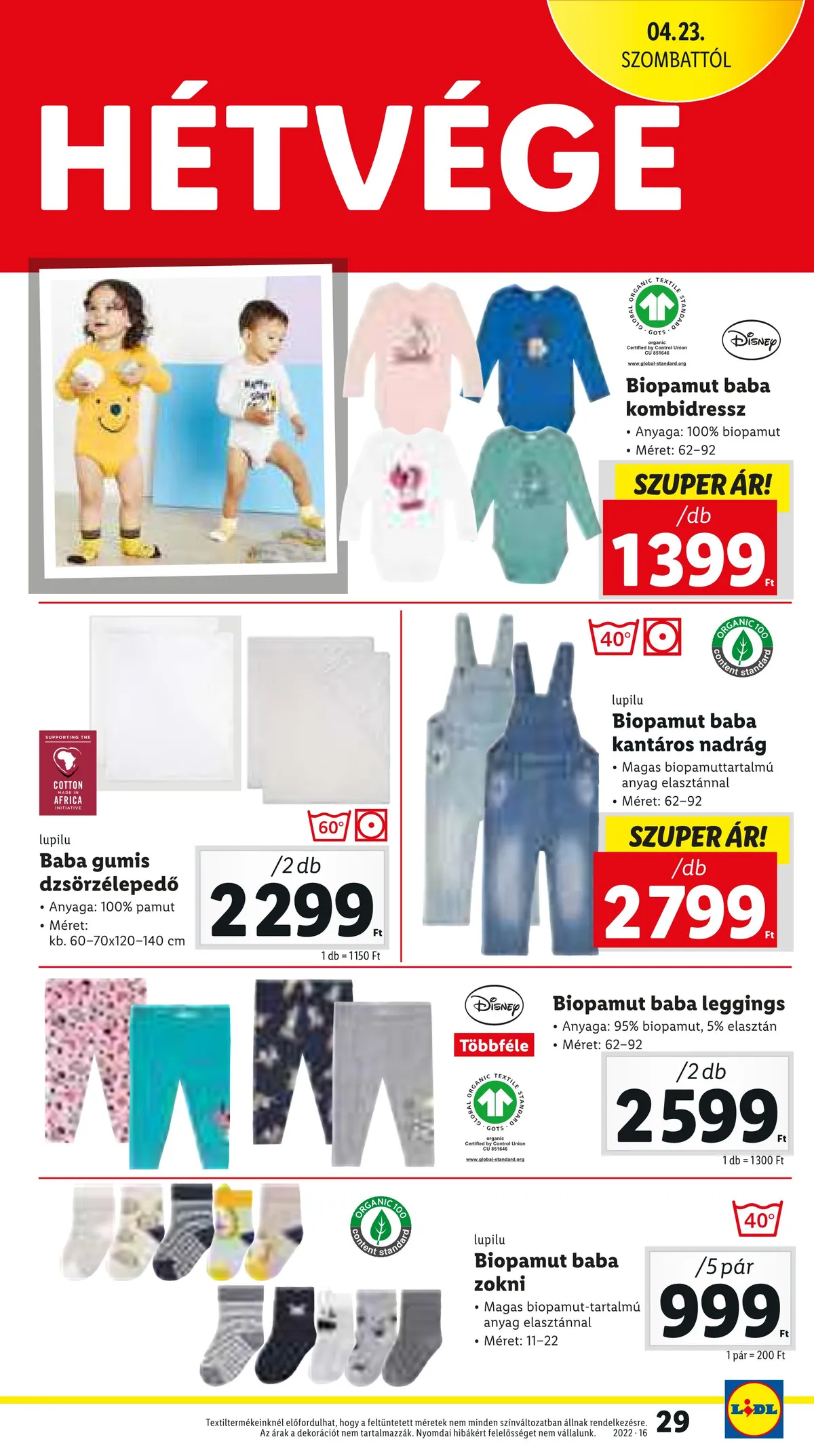 Lidl akciós újság 04.21–04.27 – 29. oldal