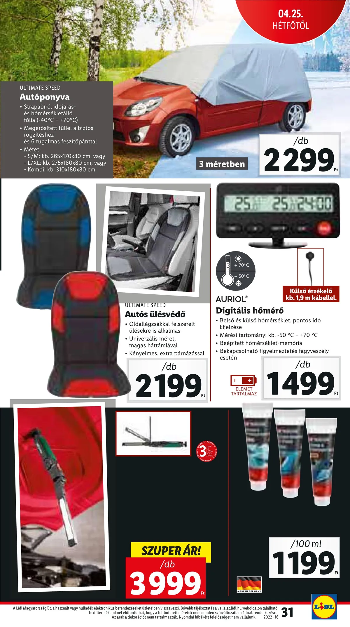 Lidl akciós újság 04.21–04.27 – 31. oldal
