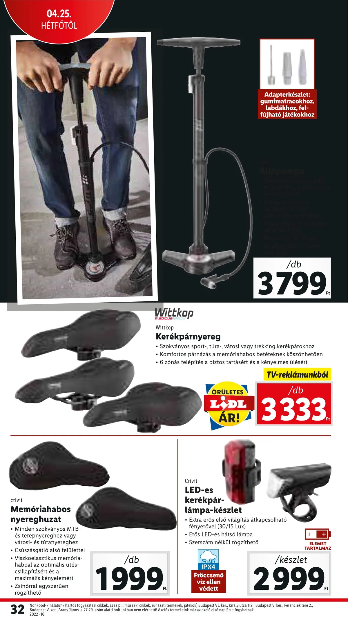 Lidl akciós újság 04.21–04.27 – 32. oldal