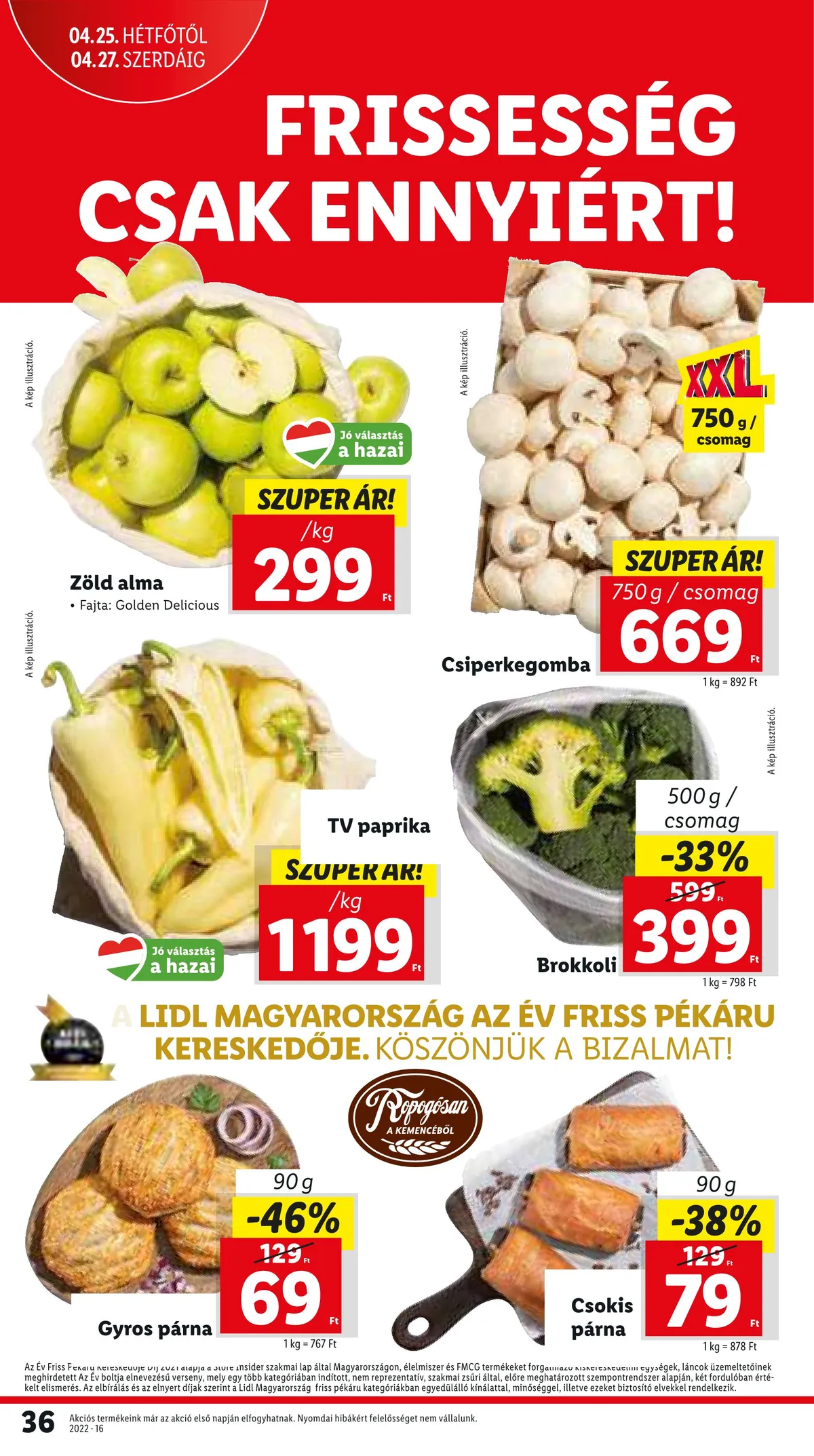 Lidl akciós újság 04.21–04.27 – 36. oldal