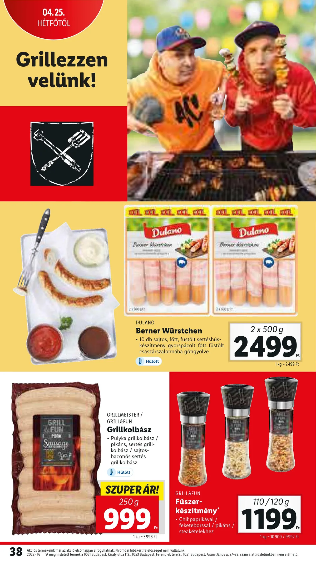 Lidl akciós újság 04.21–04.27 – 38. oldal