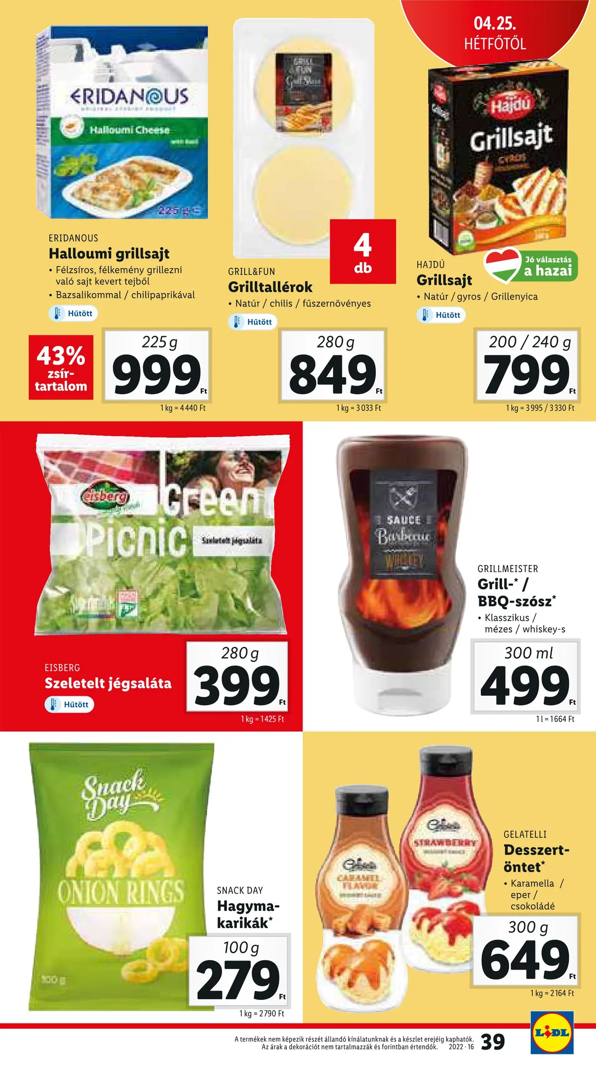 Lidl akciós újság 04.21–04.27 – 39. oldal