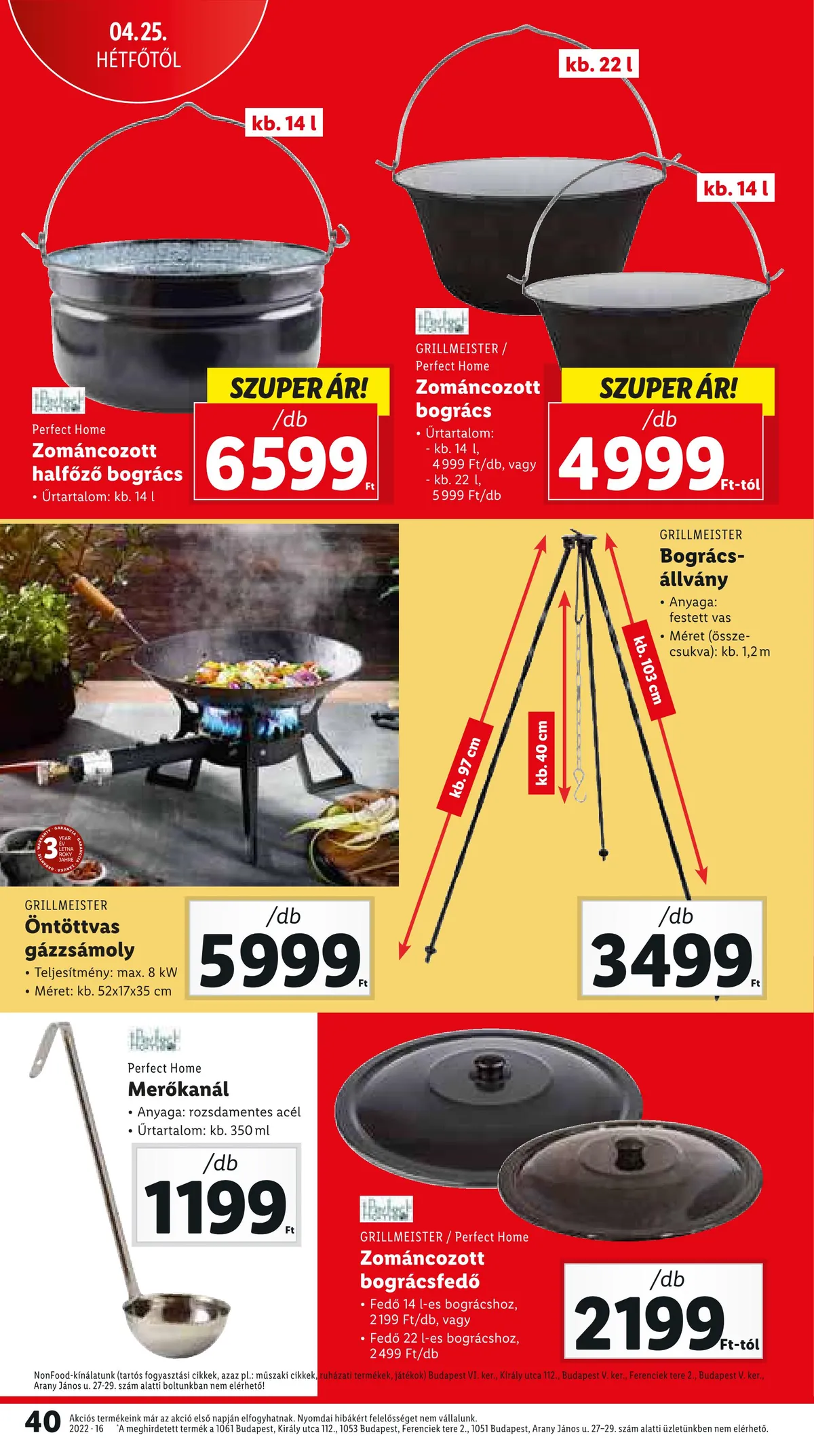 Lidl akciós újság 04.21–04.27 – 40. oldal
