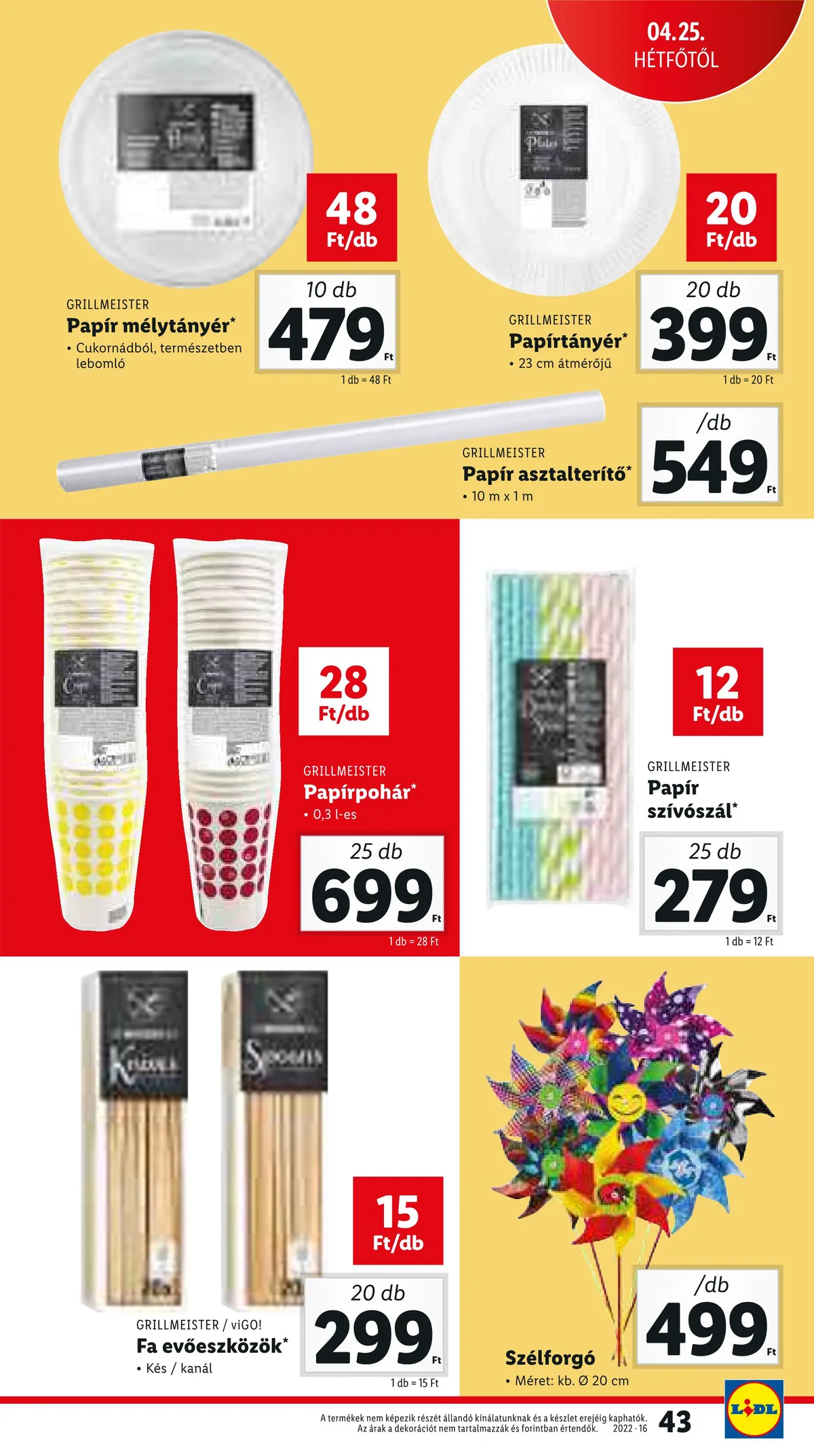 Lidl akciós újság 04.21–04.27 – 43. oldal