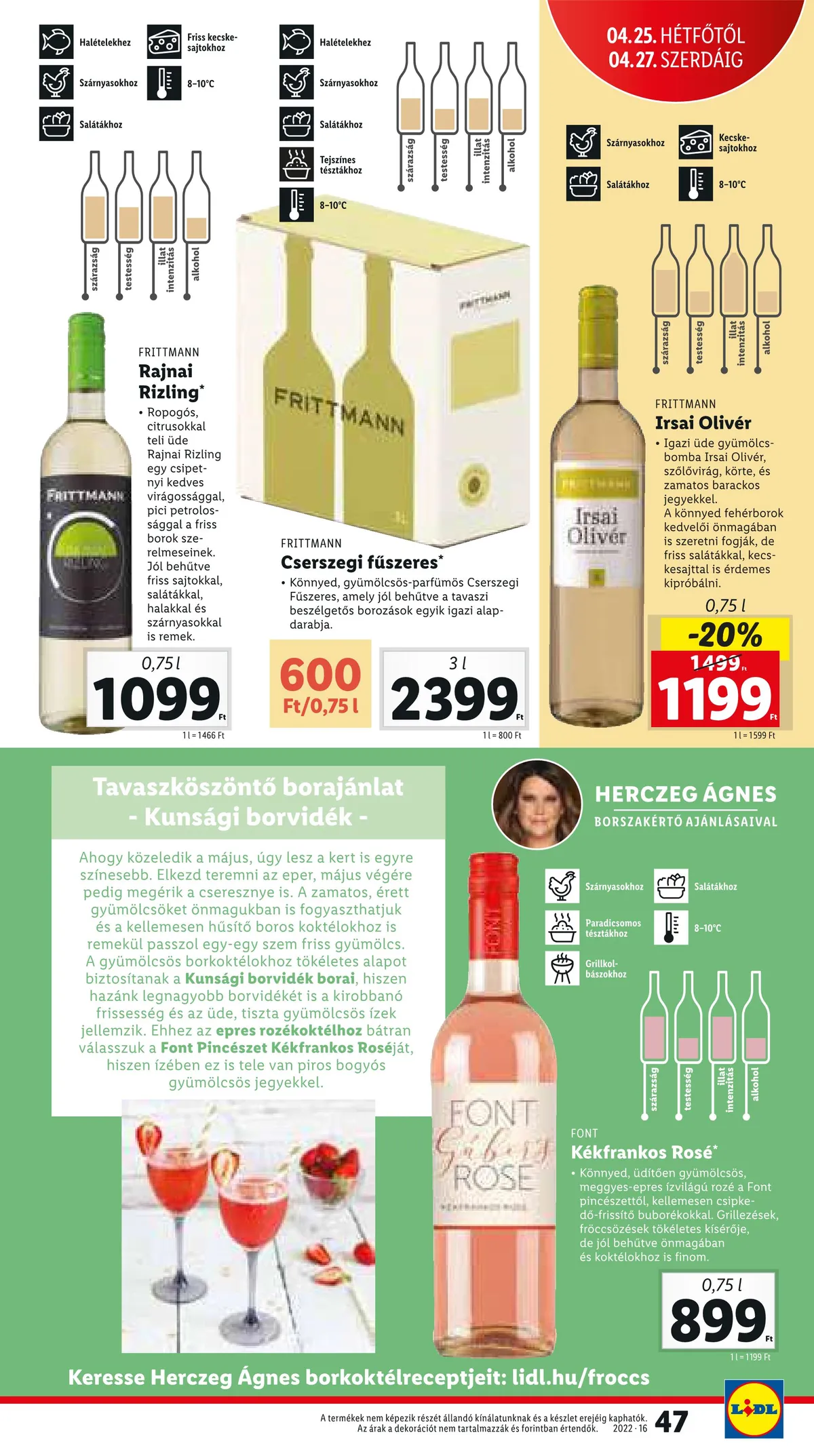 Lidl akciós újság 04.21–04.27 – 47. oldal