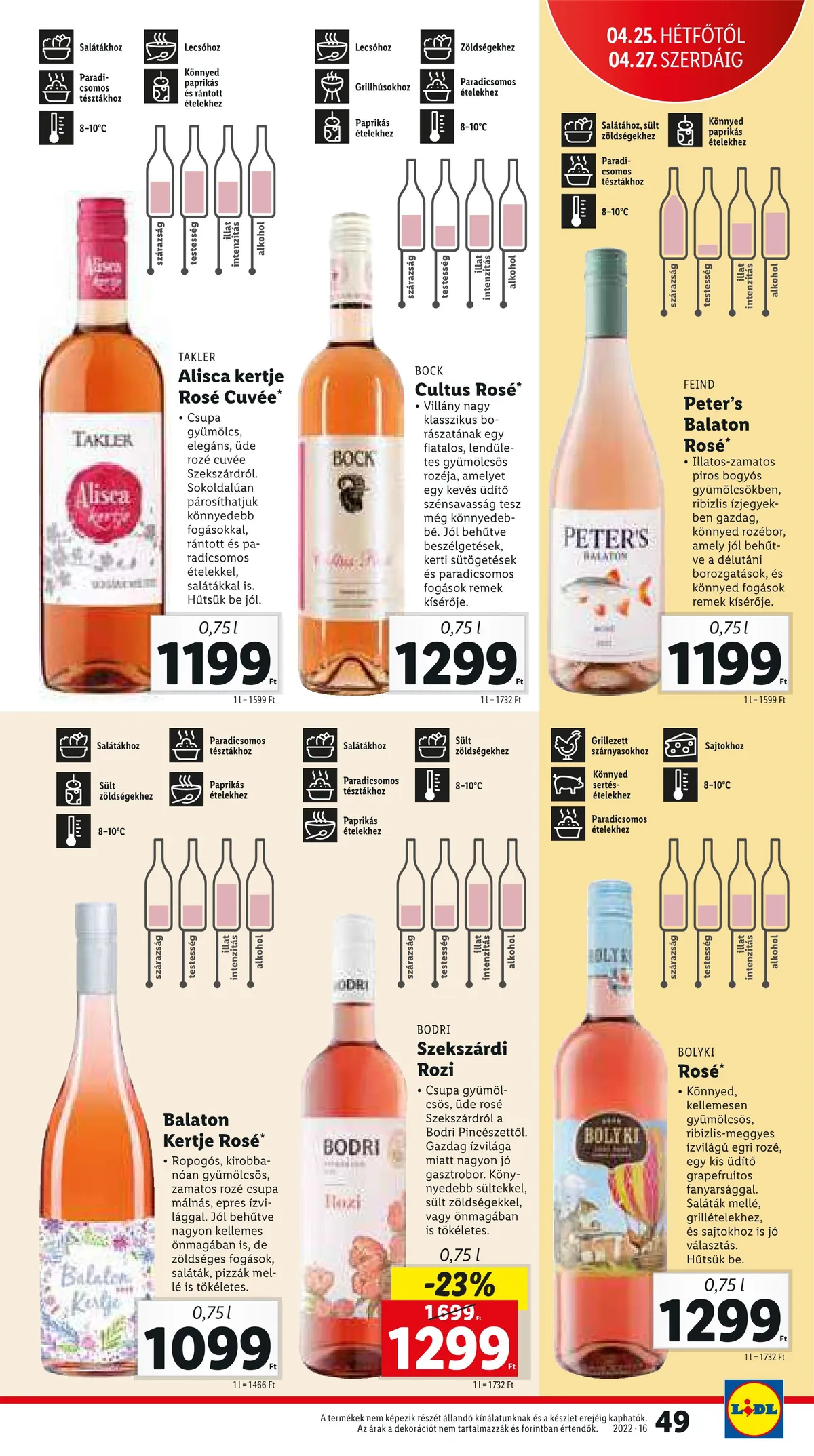 Lidl akciós újság 04.21–04.27 – 49. oldal
