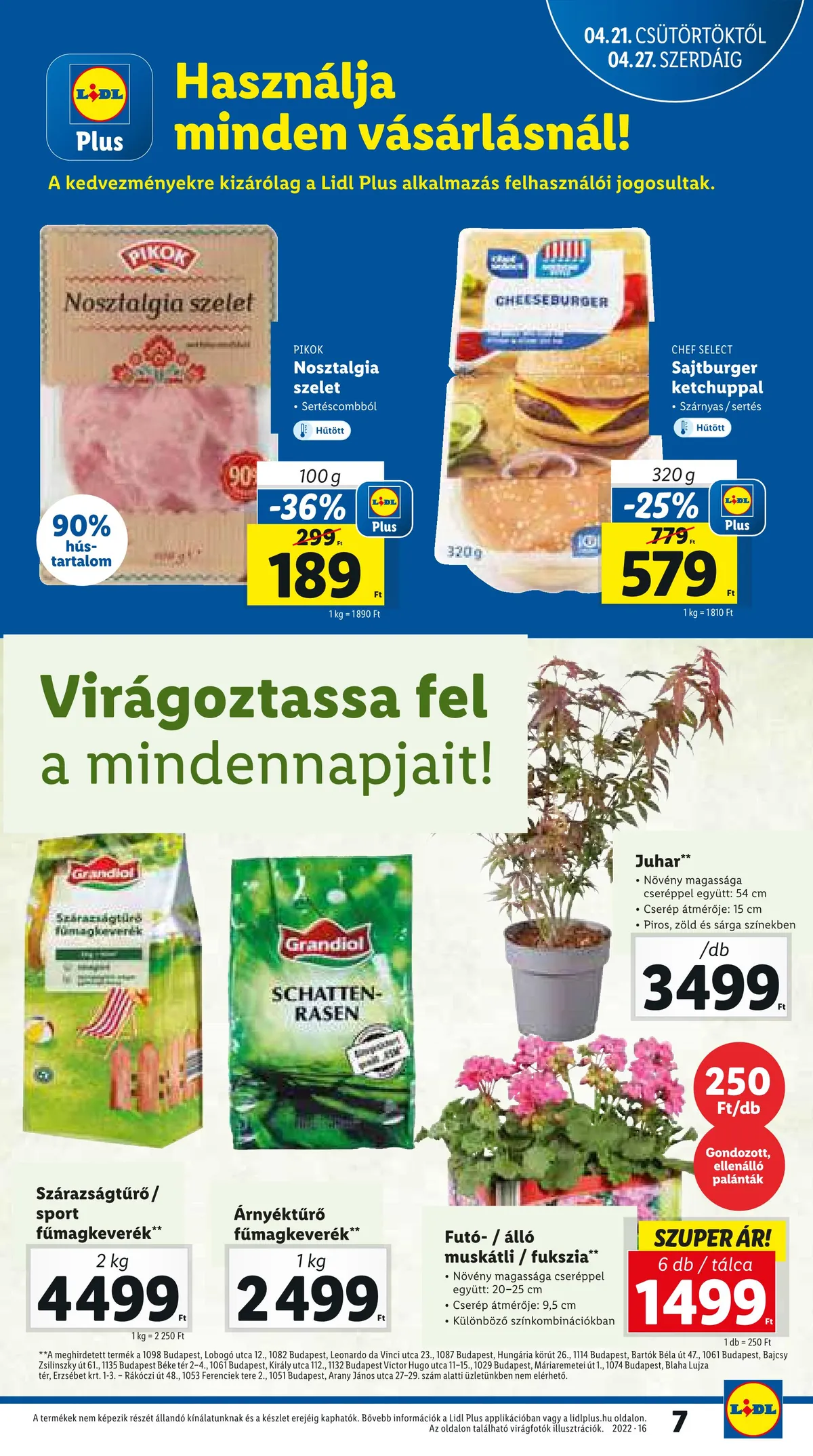 Lidl akciós újság 04.21–04.27 – 7. oldal