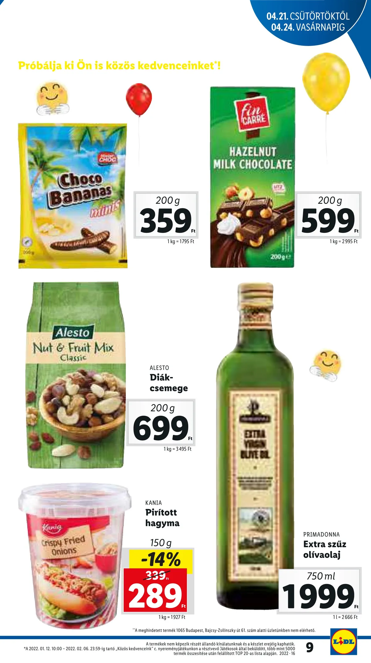 Lidl akciós újság 04.21–04.27 – 9. oldal