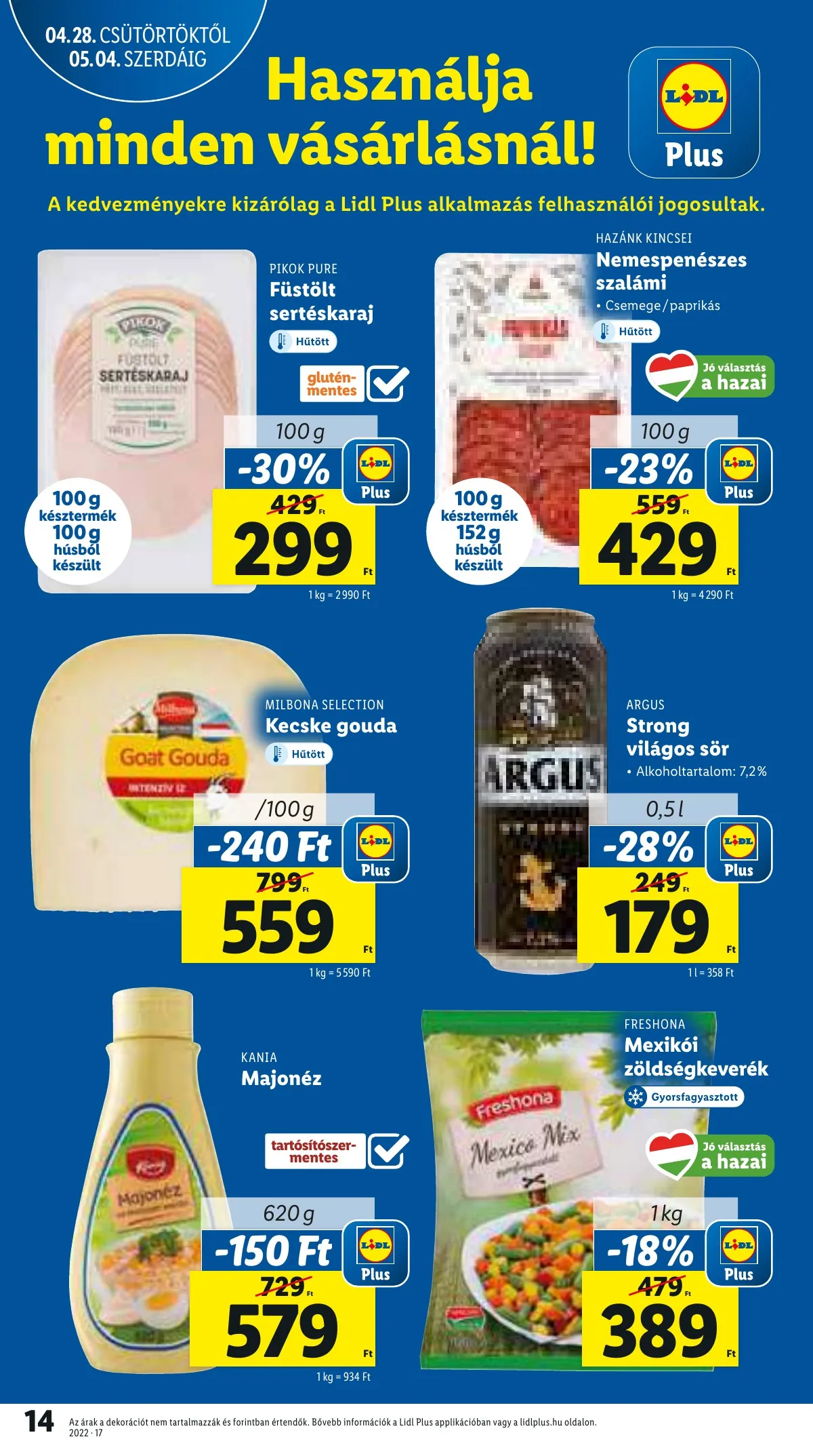 Lidl akciós újság 04.28–05.04 – 14. oldal