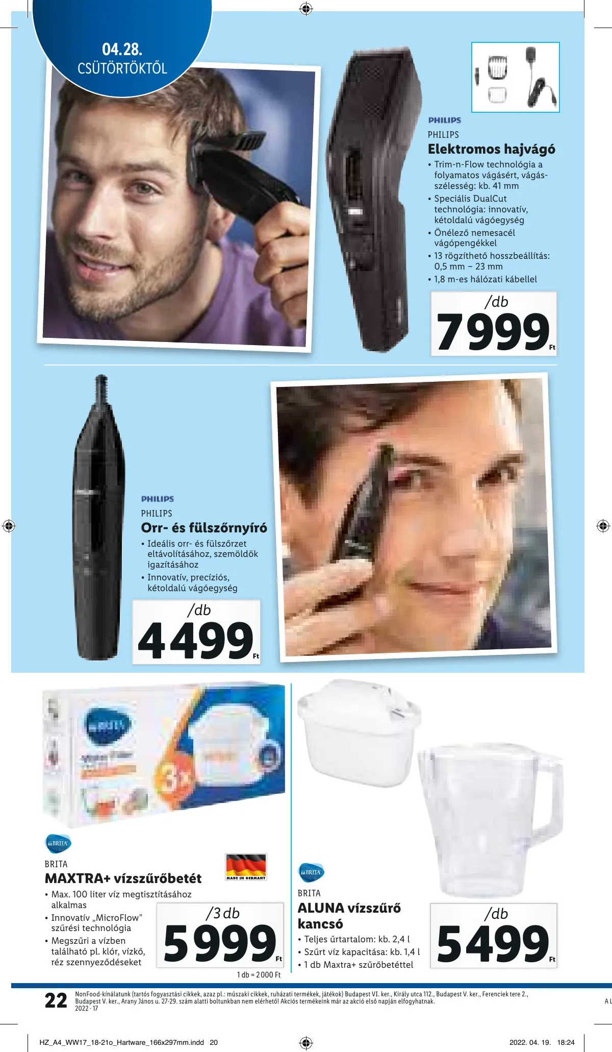 Lidl akciós újság 04.28–05.04 – 22. oldal